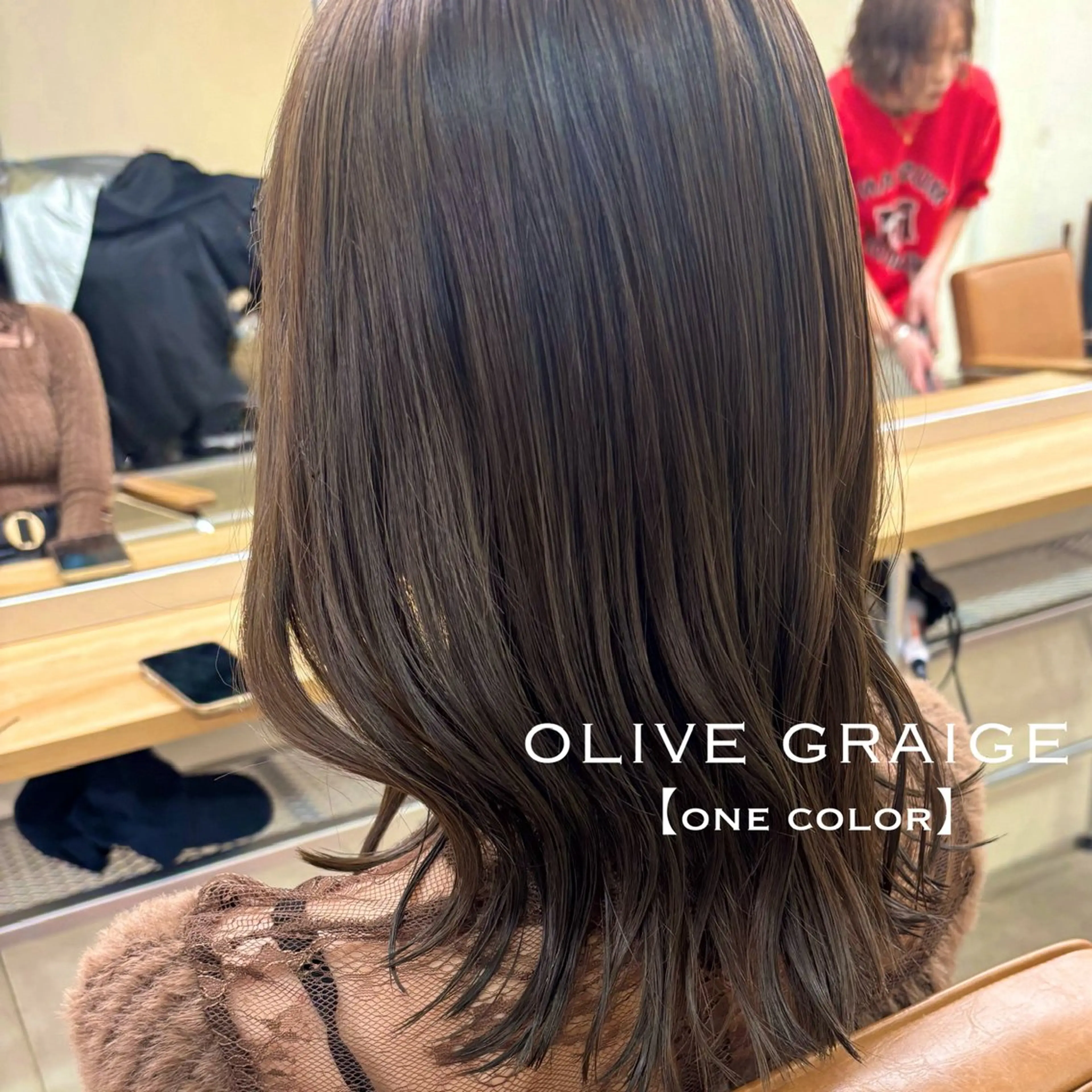 ミディアム カラー ヘアカラー ⌇🌹透明感カラー 🌹ᴍᴇɢᴜᴍɪ ⌇のヘアスタイル