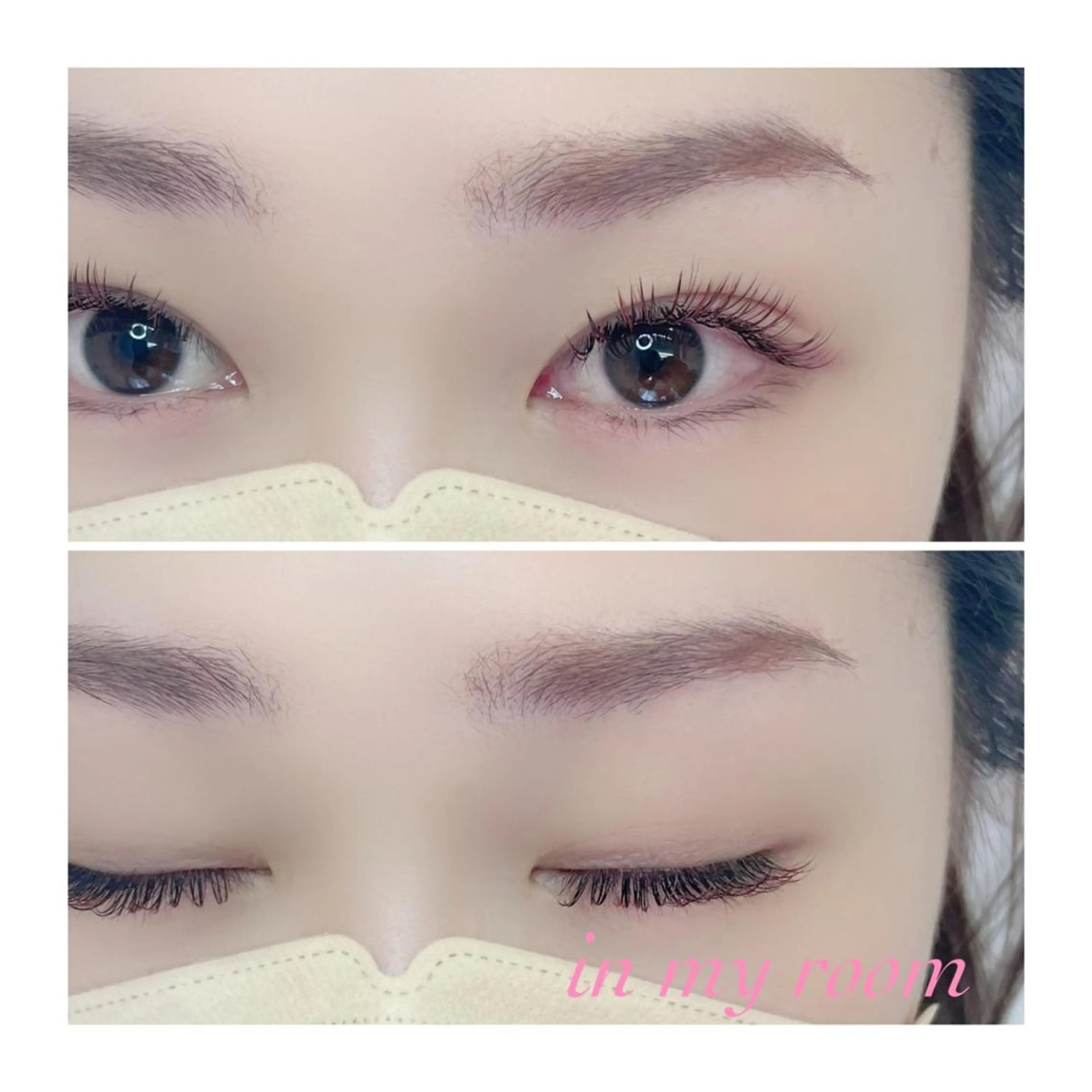 マツエク・マツパ バインドロック マツエク ☽𝘀𝗵𝗶 𝘀𝗵𝗶☽のマツエク・マツパデザイン