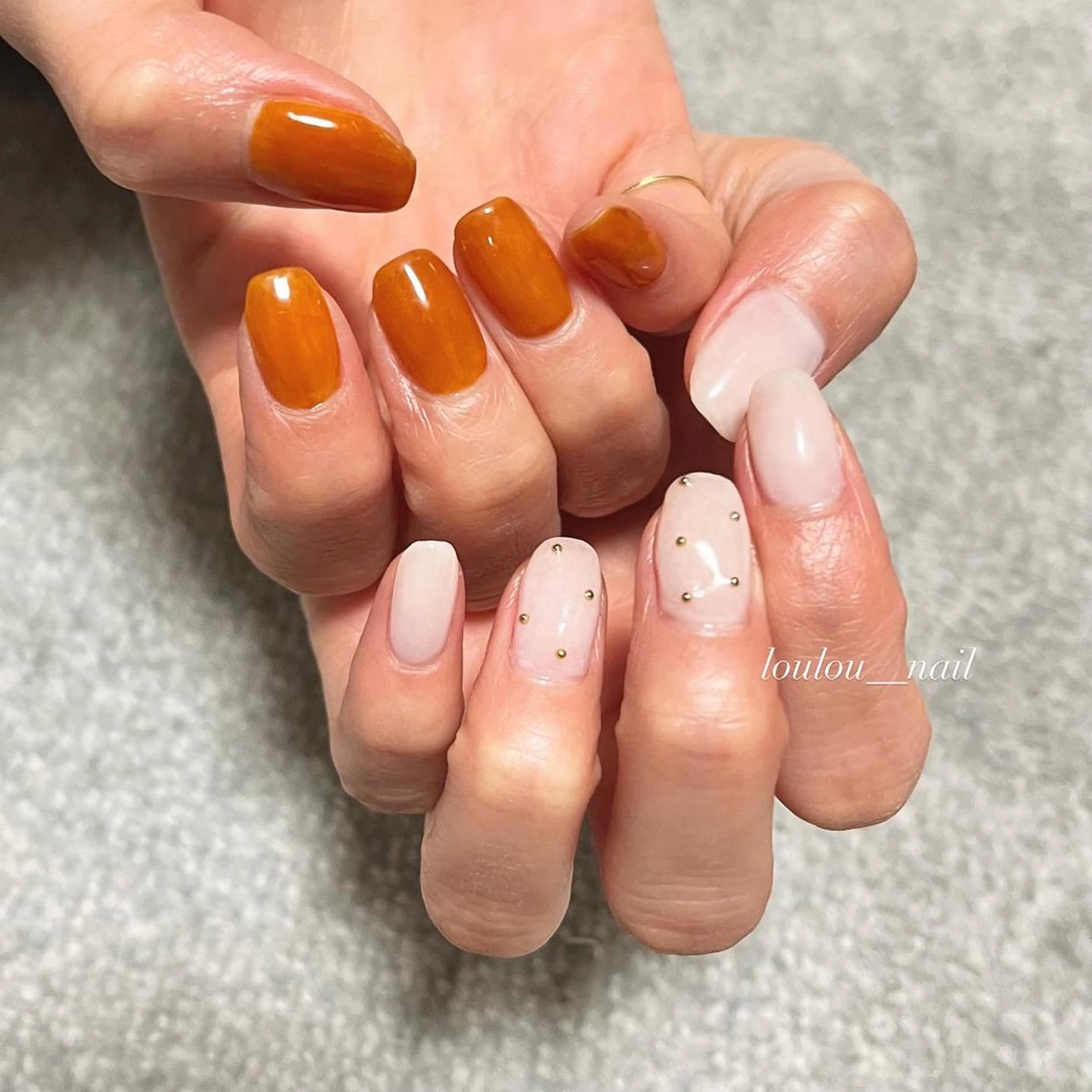 ネイル アートネイル ニュアンスネイル ワンカラーネイル ハンドネイル ハンドケア loulou _nail所属・葛西 知佳のネイルデザイン