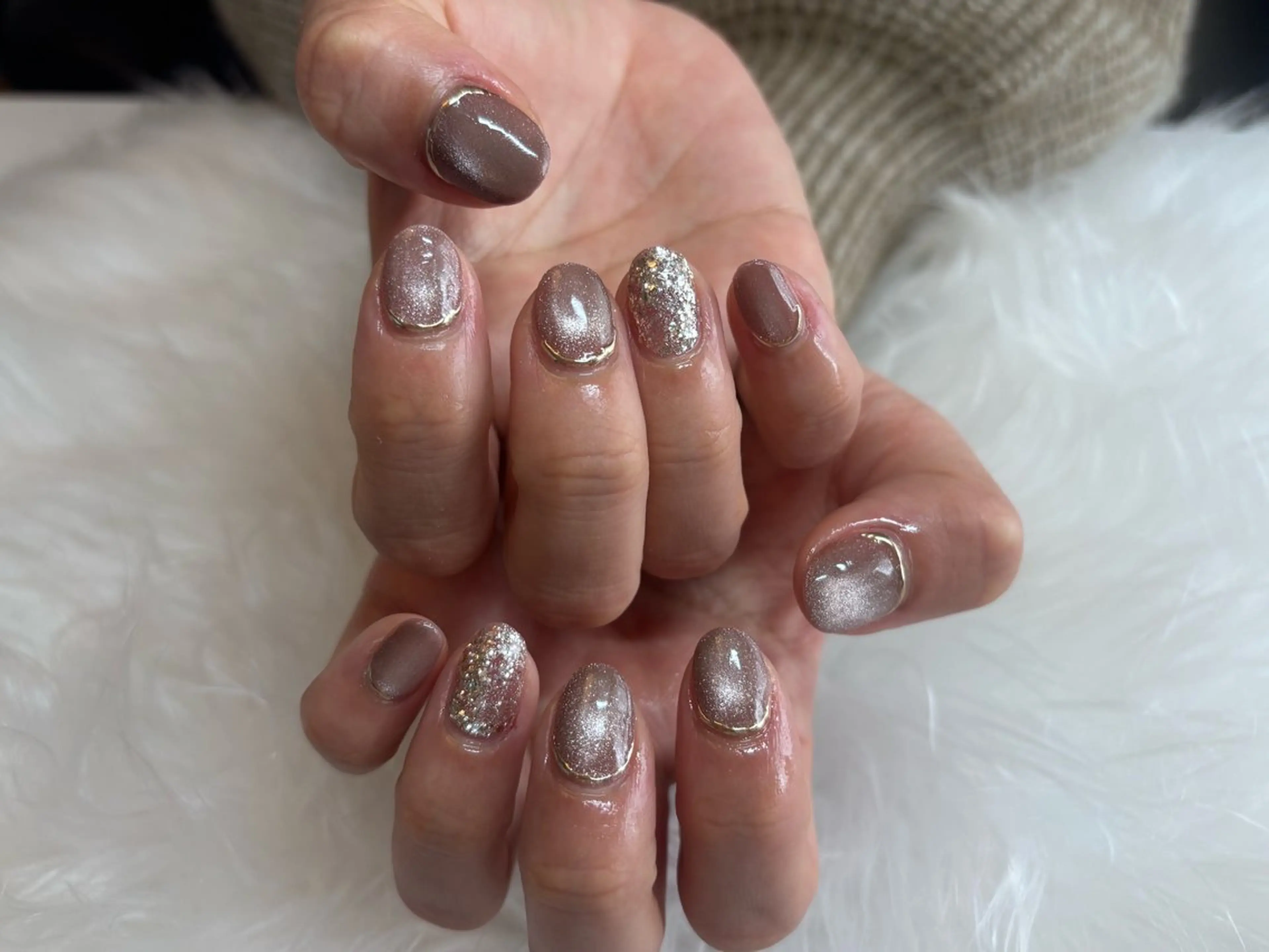 ネイル ハンドネイル フットネイル 番園 あかねのネイルデザイン