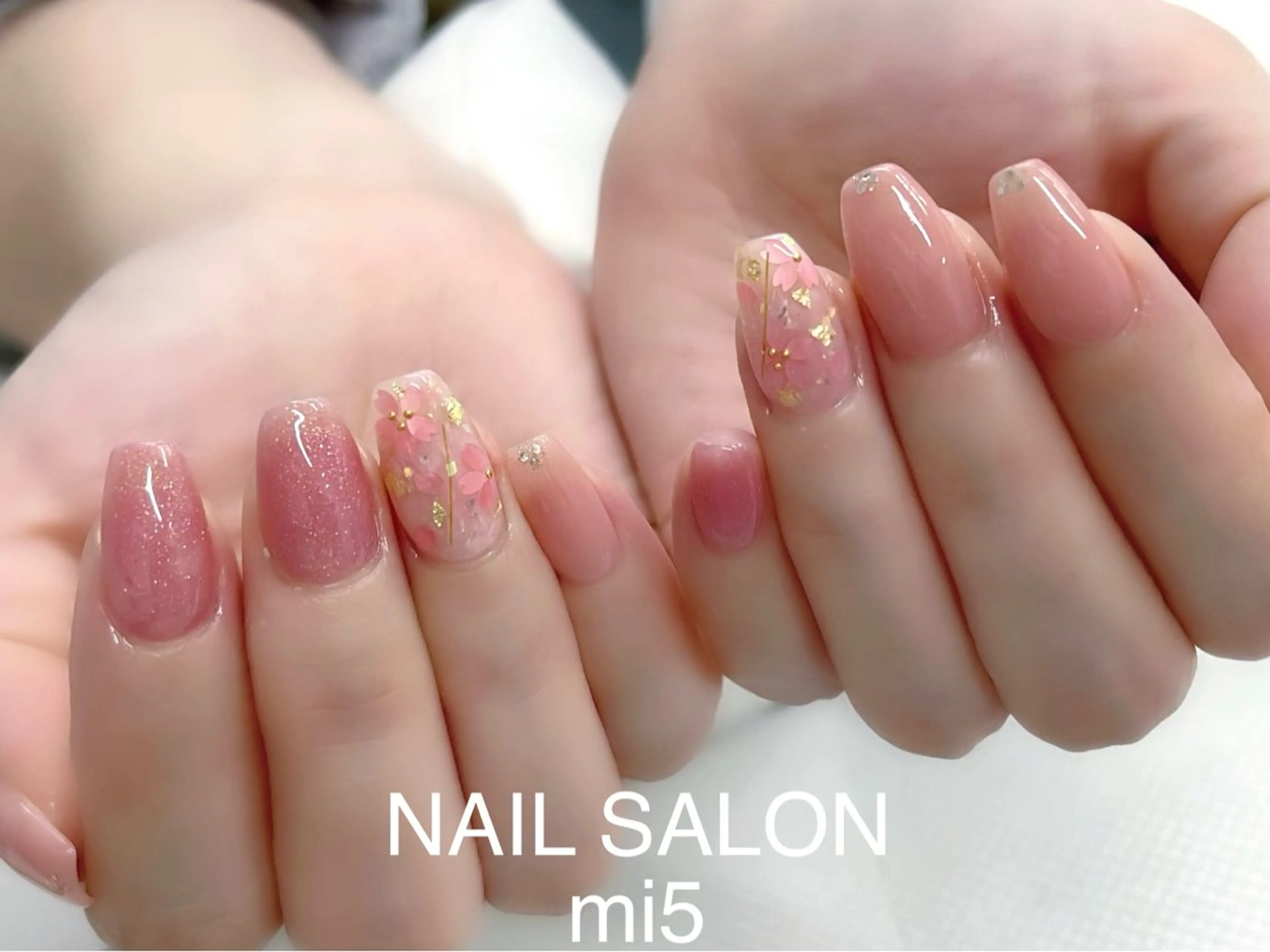 ネイル 桜ネイル NAIL SALON mi5／Momokoのネイルデザイン