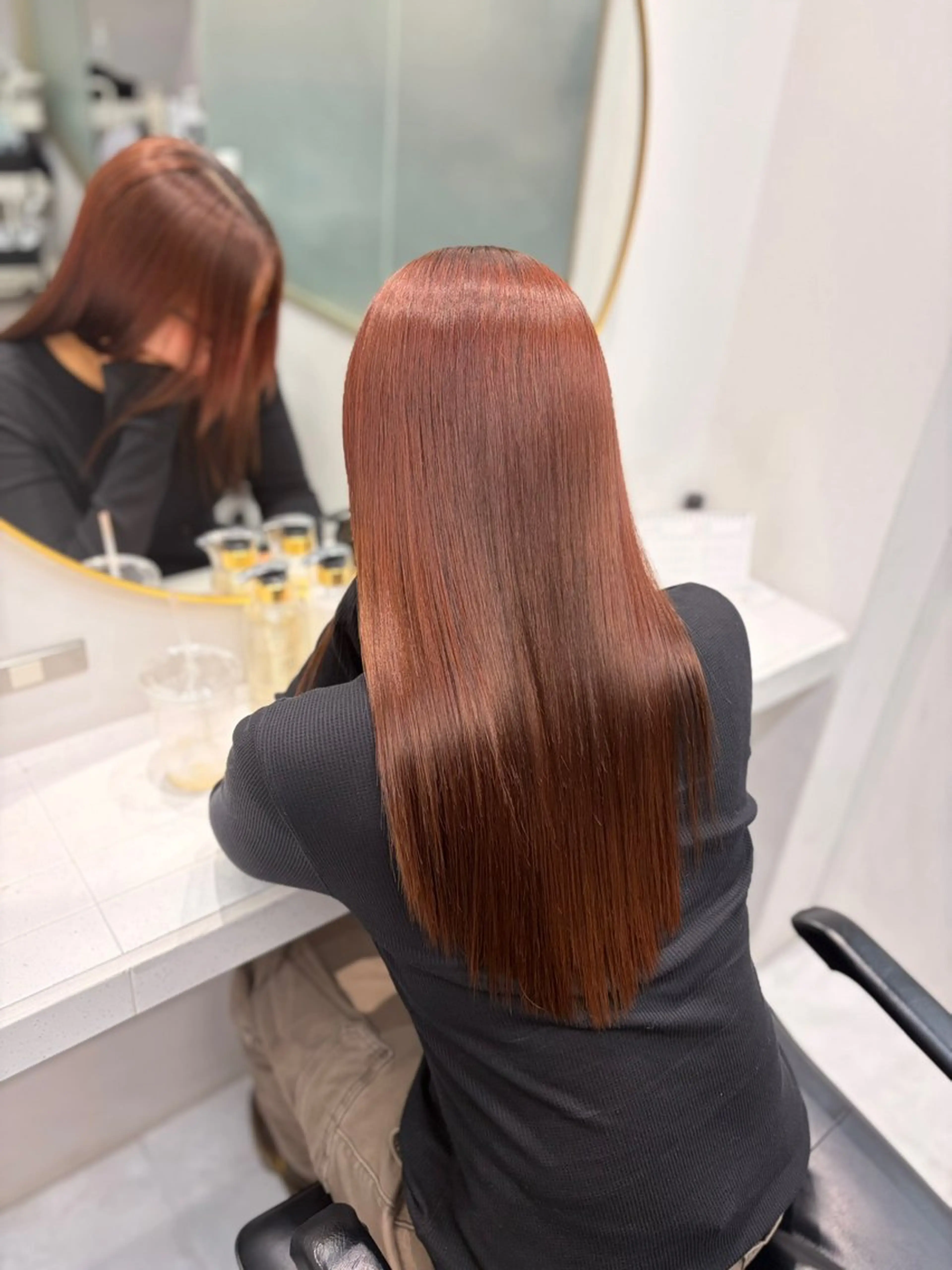 ロング ケアカラー 髪質改善 ヘアカラー トリートメント 🫧髪質改善特化/ 縮毛矯正/🫧鈴木透のヘアスタイル