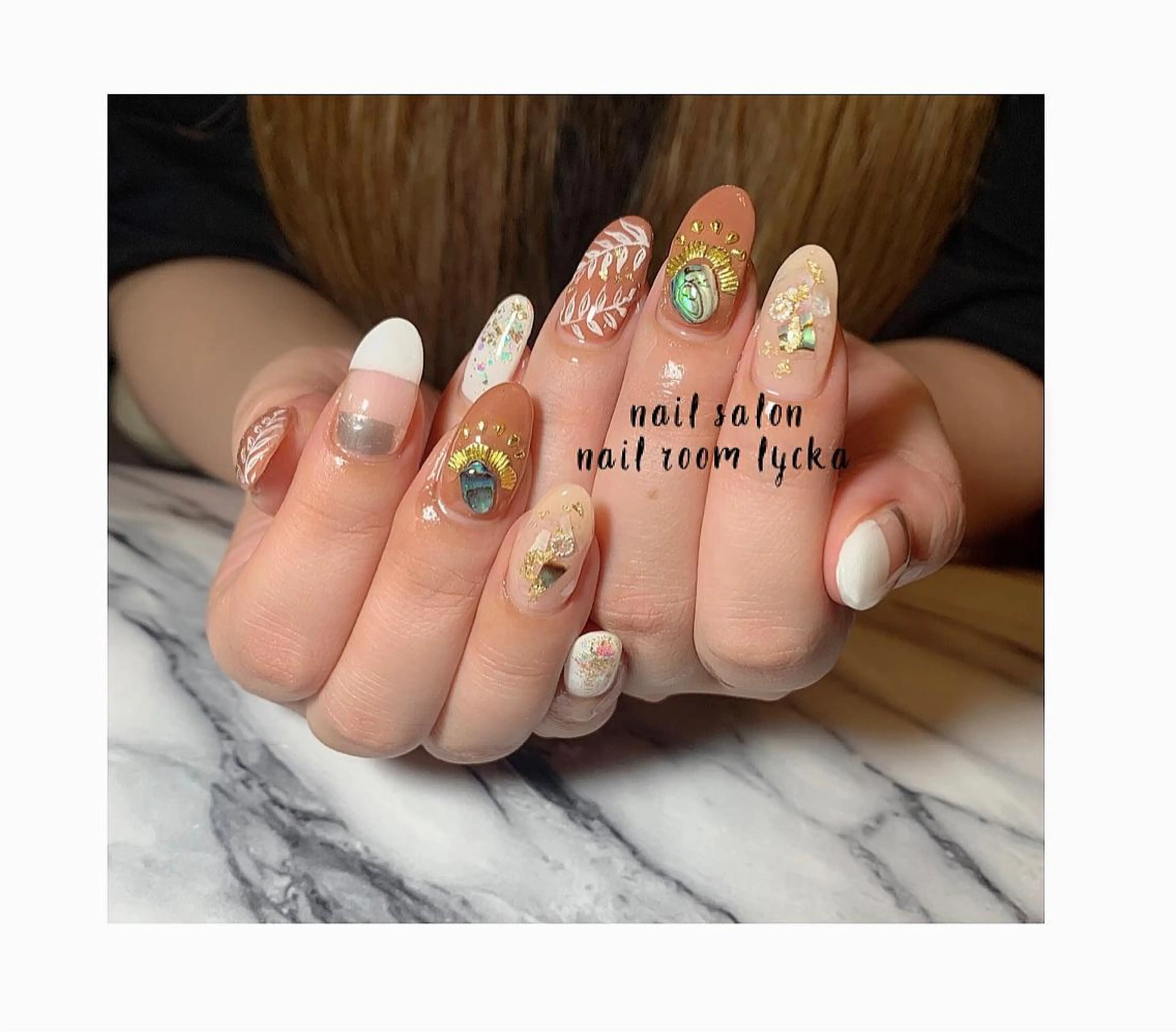 ネイル ﾈｲﾙﾙｰﾑﾘｯｶ 𝐦𝐚𝐲𝐮のネイルデザイン