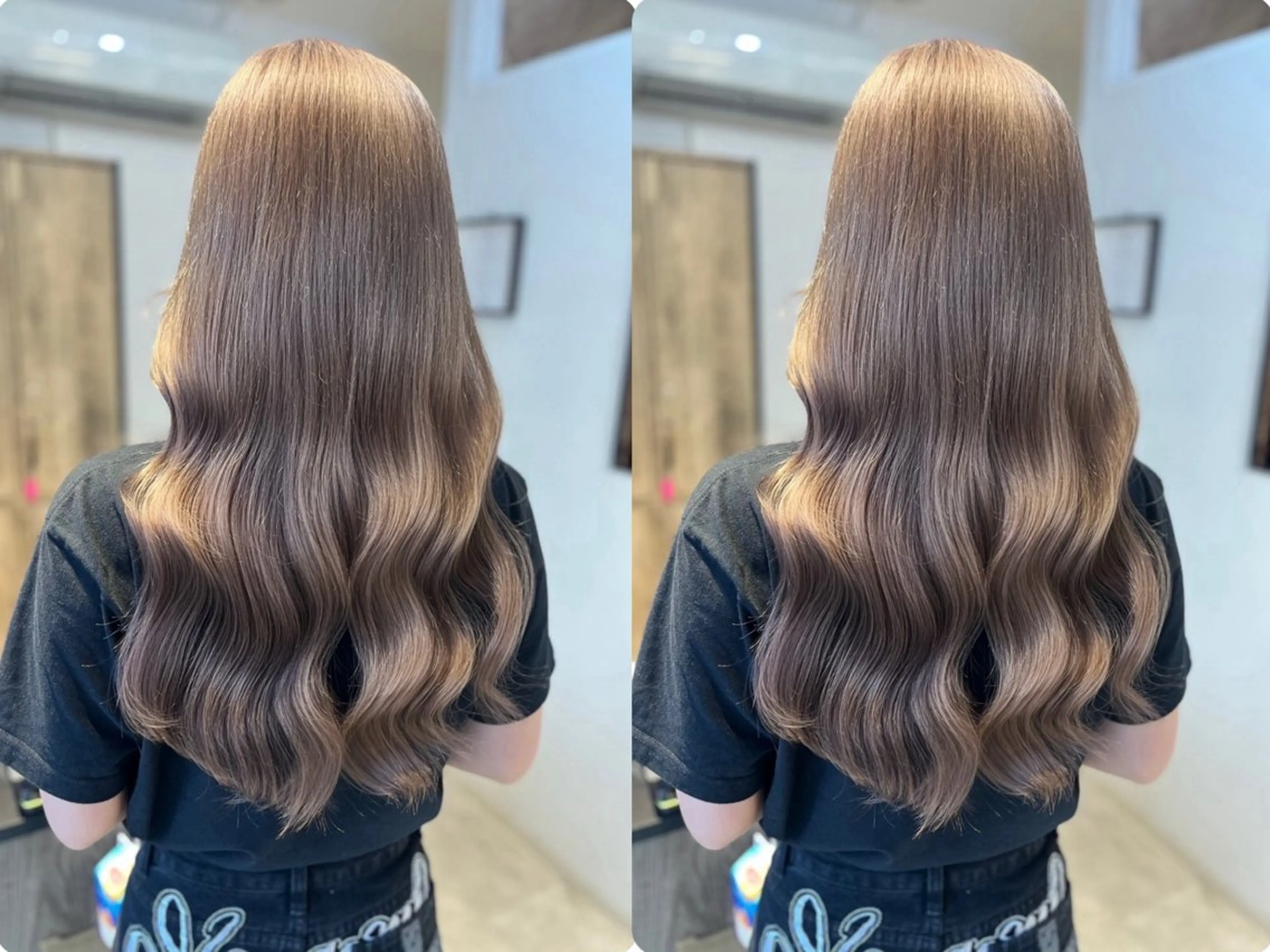 ロング ヘアカラー トリートメント ASAHI Lovisのヘアスタイル