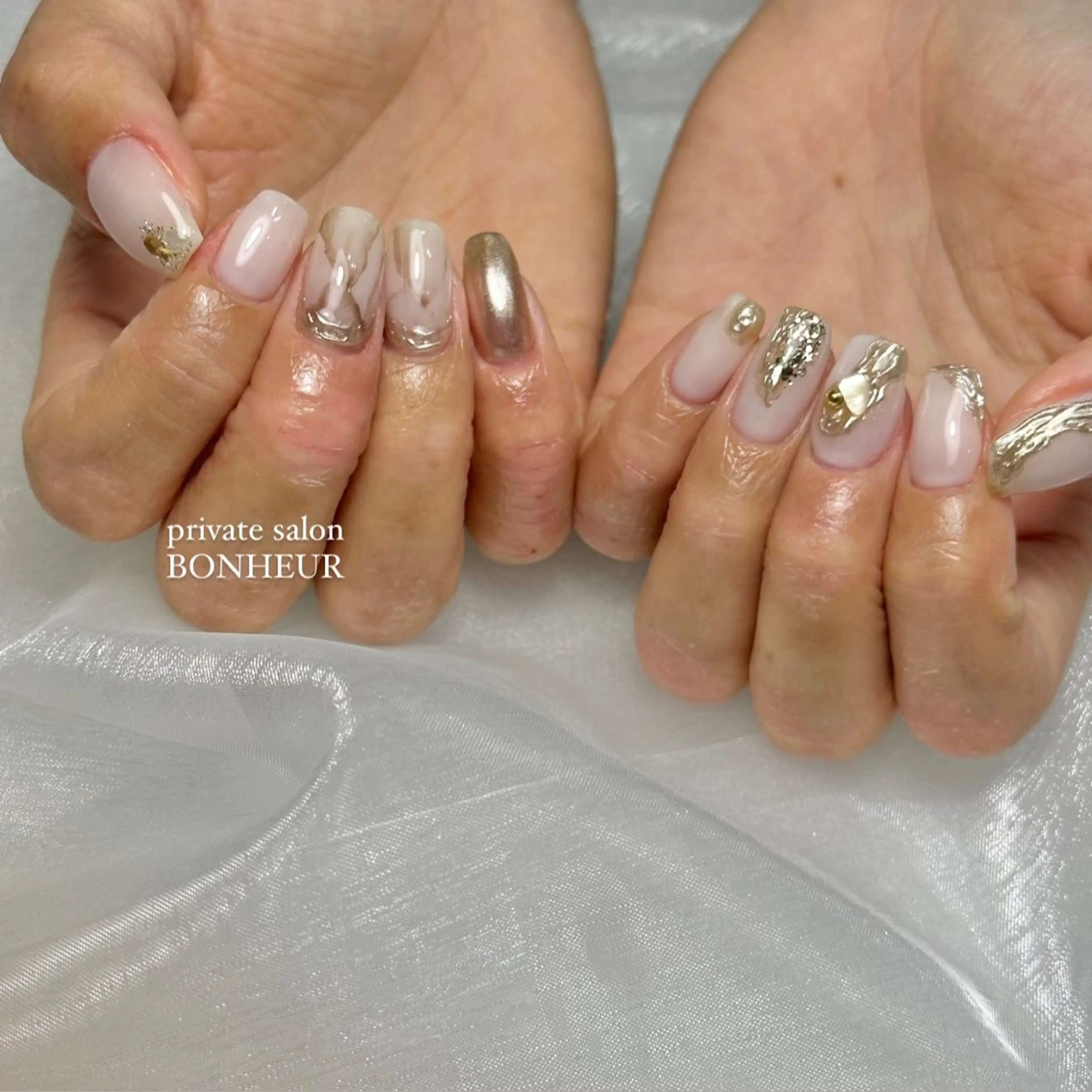 ネイル ハンドネイル BONHEUR Annaのネイルデザイン