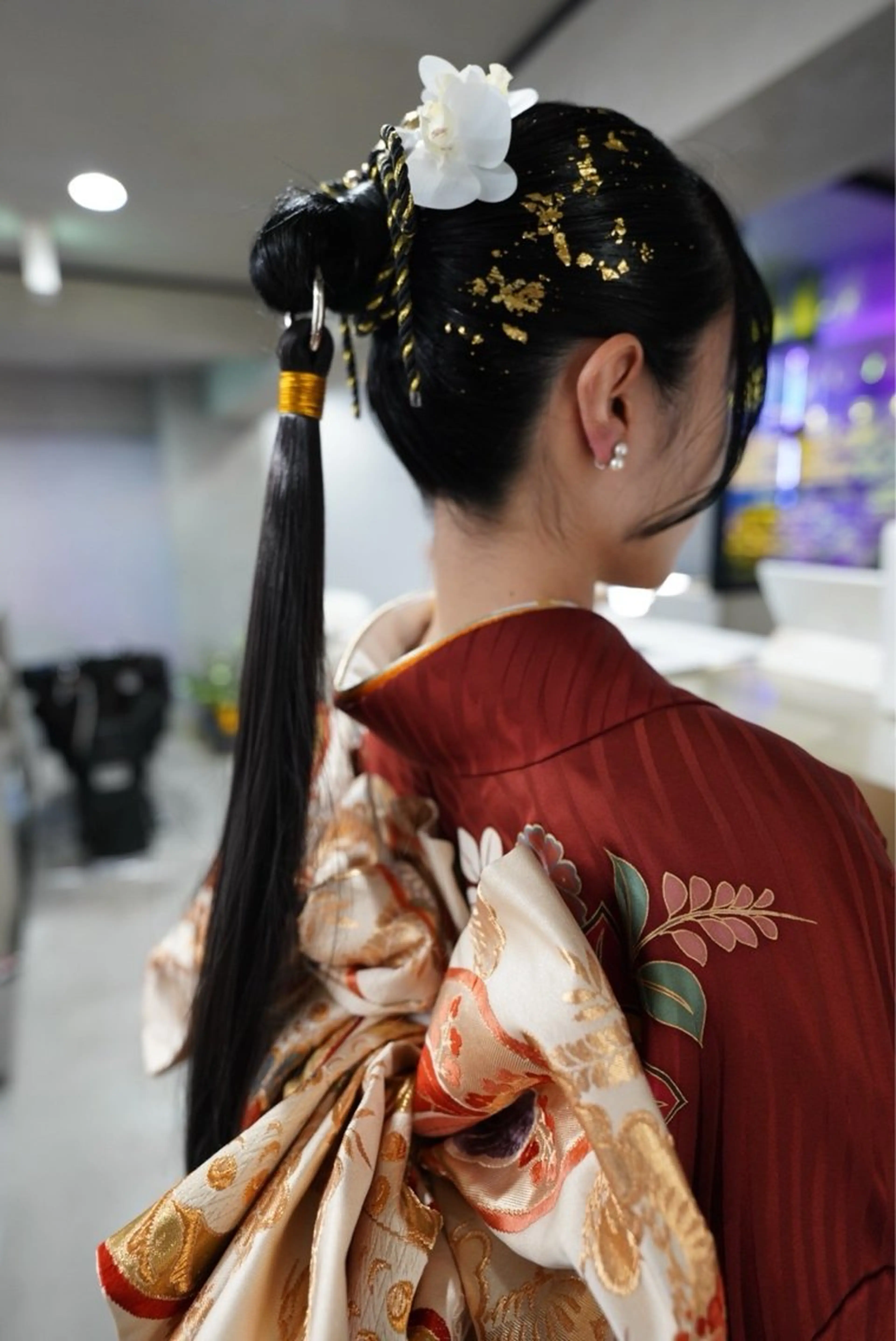 ミディアム ヘアアレンジ ヘアセット wabi【ワビ】所属・manami/ヘア セット/ハイトーンのヘアスタイル