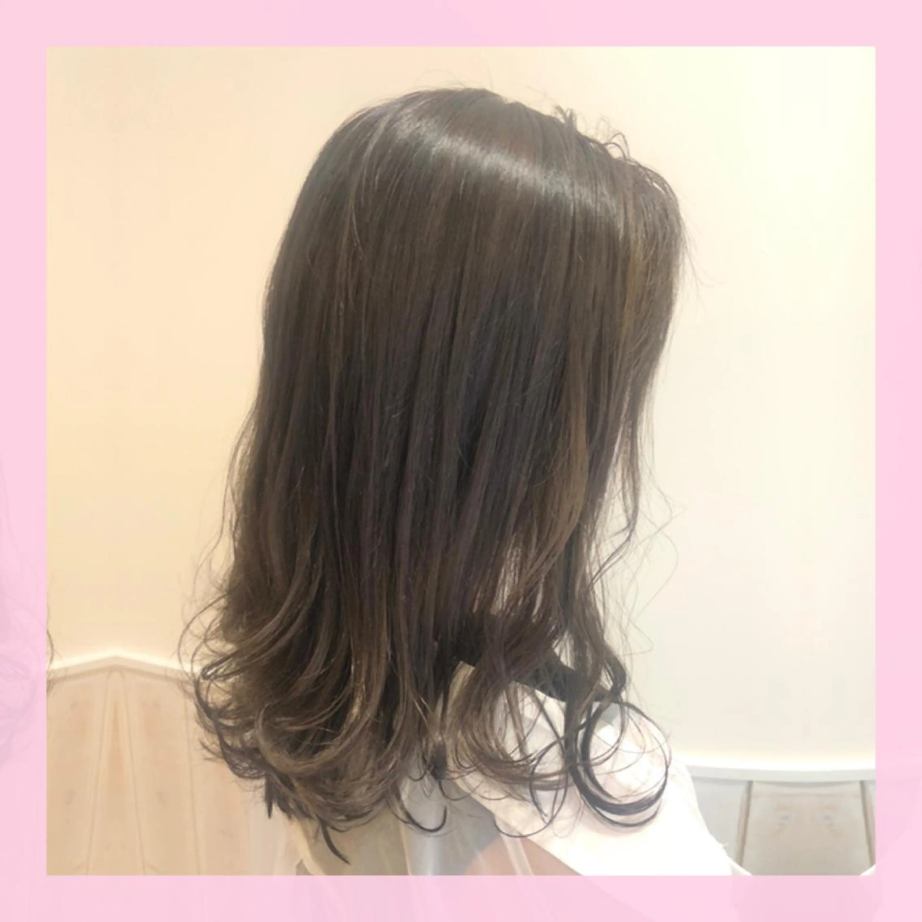 ミディアム カラー カット ヘアカラー トリートメント plum.所属・🍒前川 🍒のヘアスタイル