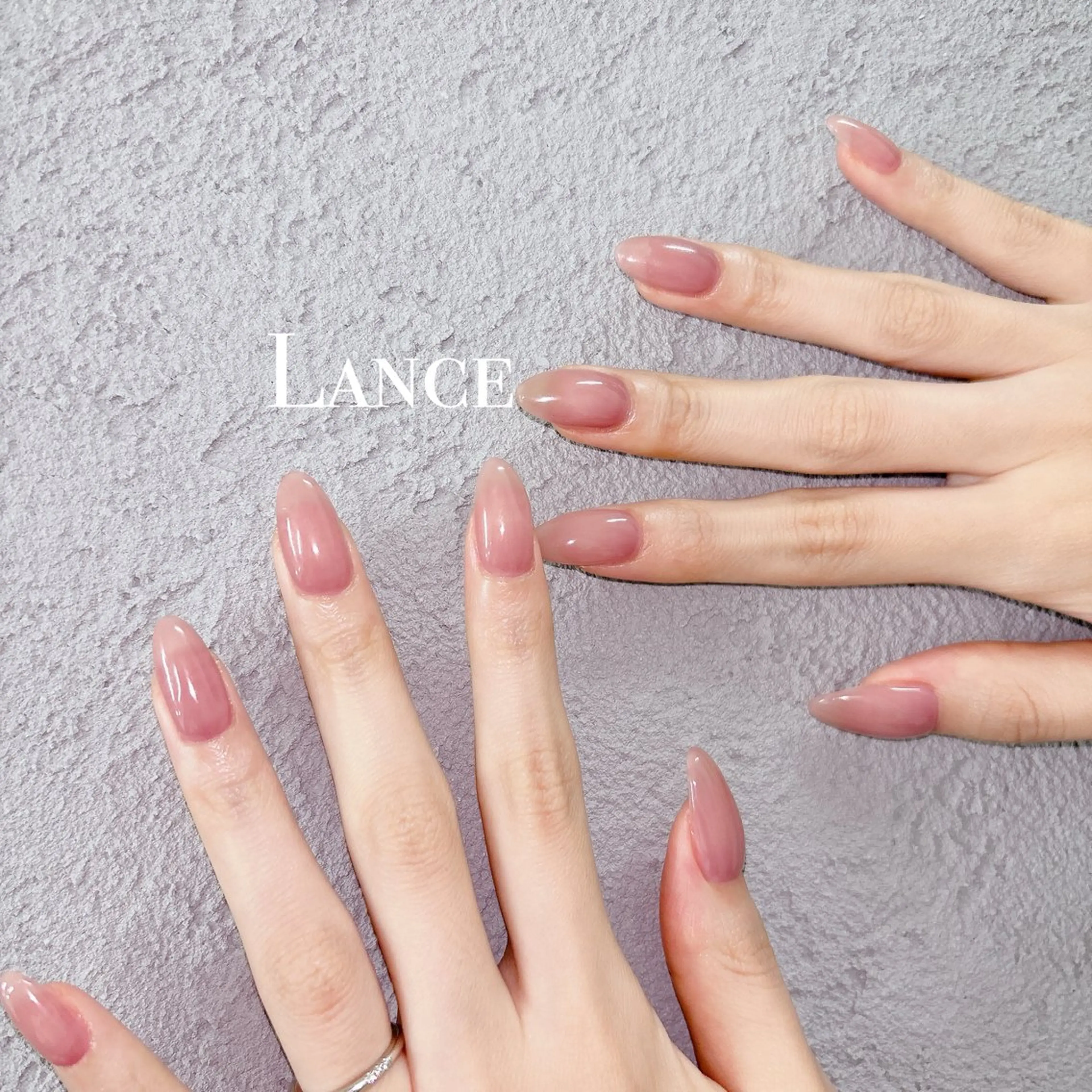 ネイル オーロラネイル フットネイル 氷ネイル・うるうるネイル キラキラネイル 韓国ネイル ハンドネイル Lance nailのネイルデザイン