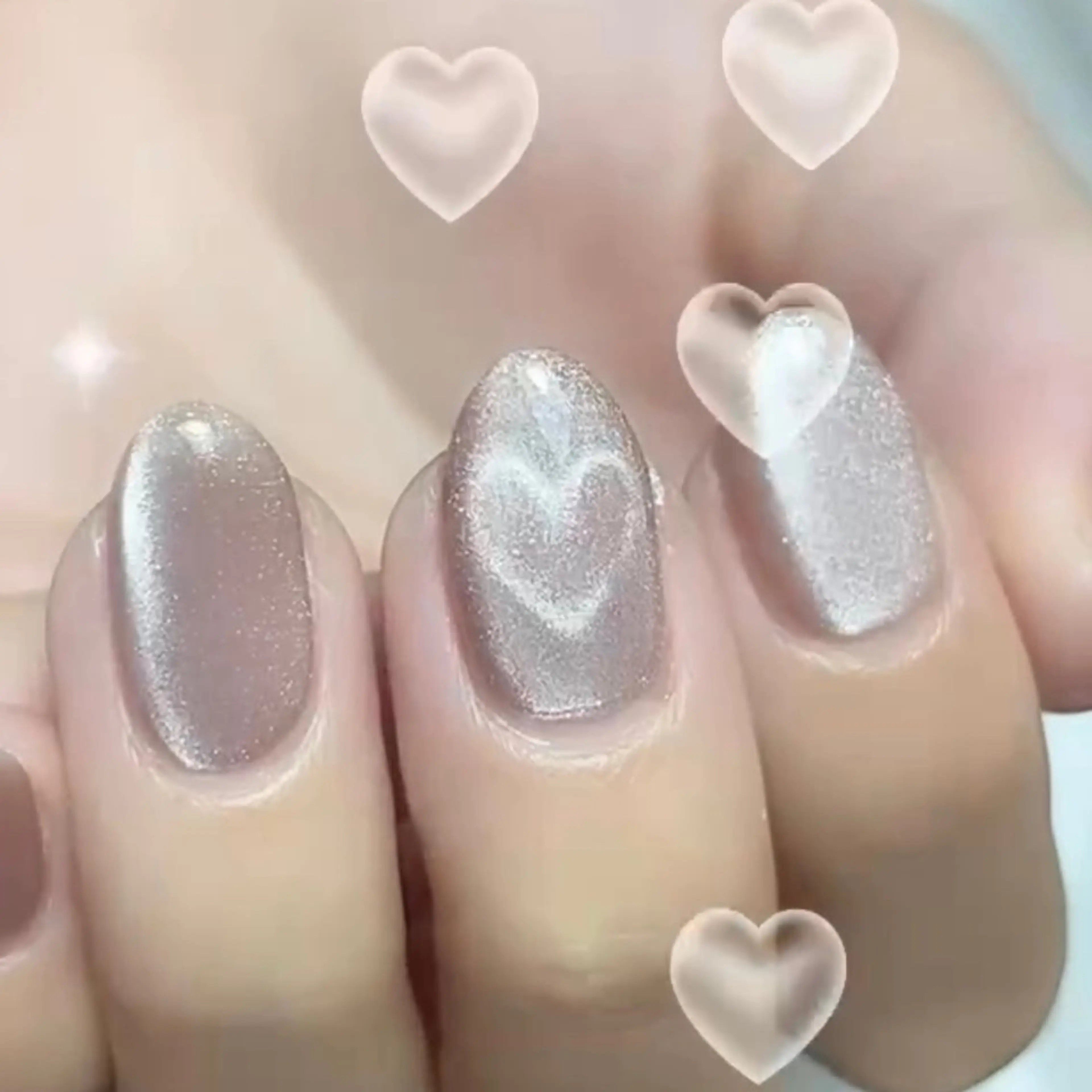 ネイル ハンドネイル 同時施術◎💅🏻 ネイル/眉毛/まつ毛のネイルデザイン