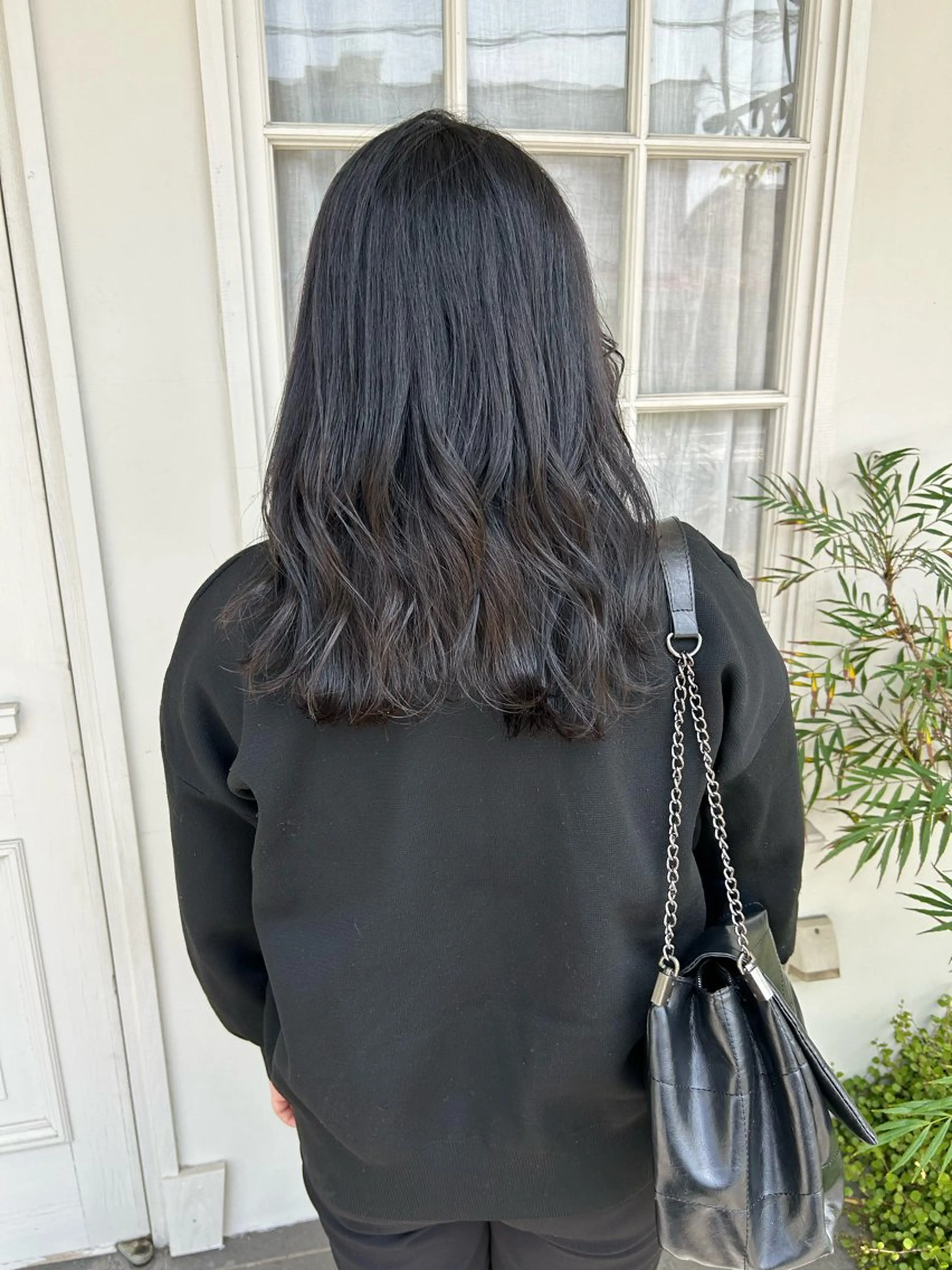 セミロング カラー AGREE Momokaのヘアスタイル