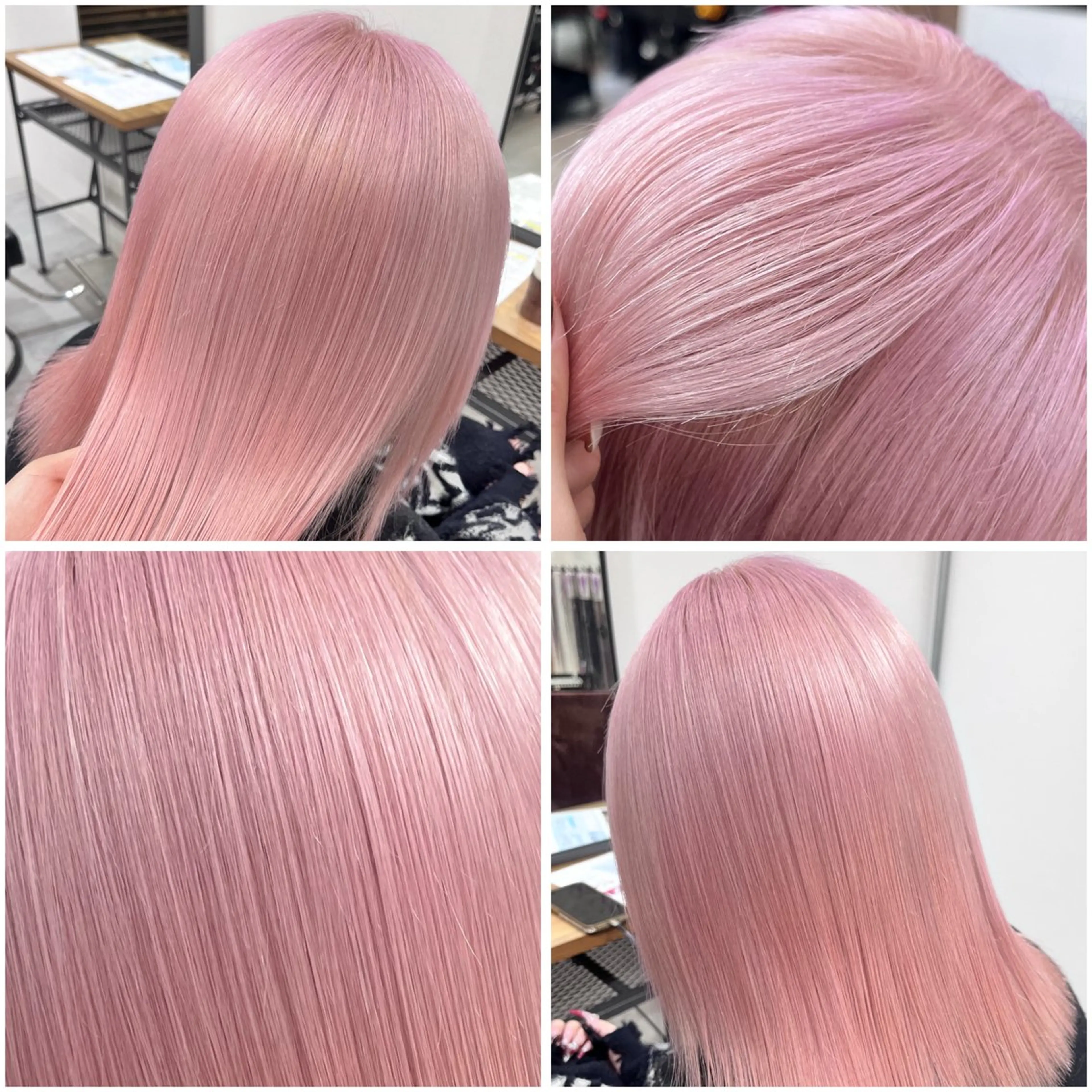 ミディアム カラー ピンクカラー ヘアカラー トリートメント MAKO ❤️‍🔥NEXTのヘアスタイル