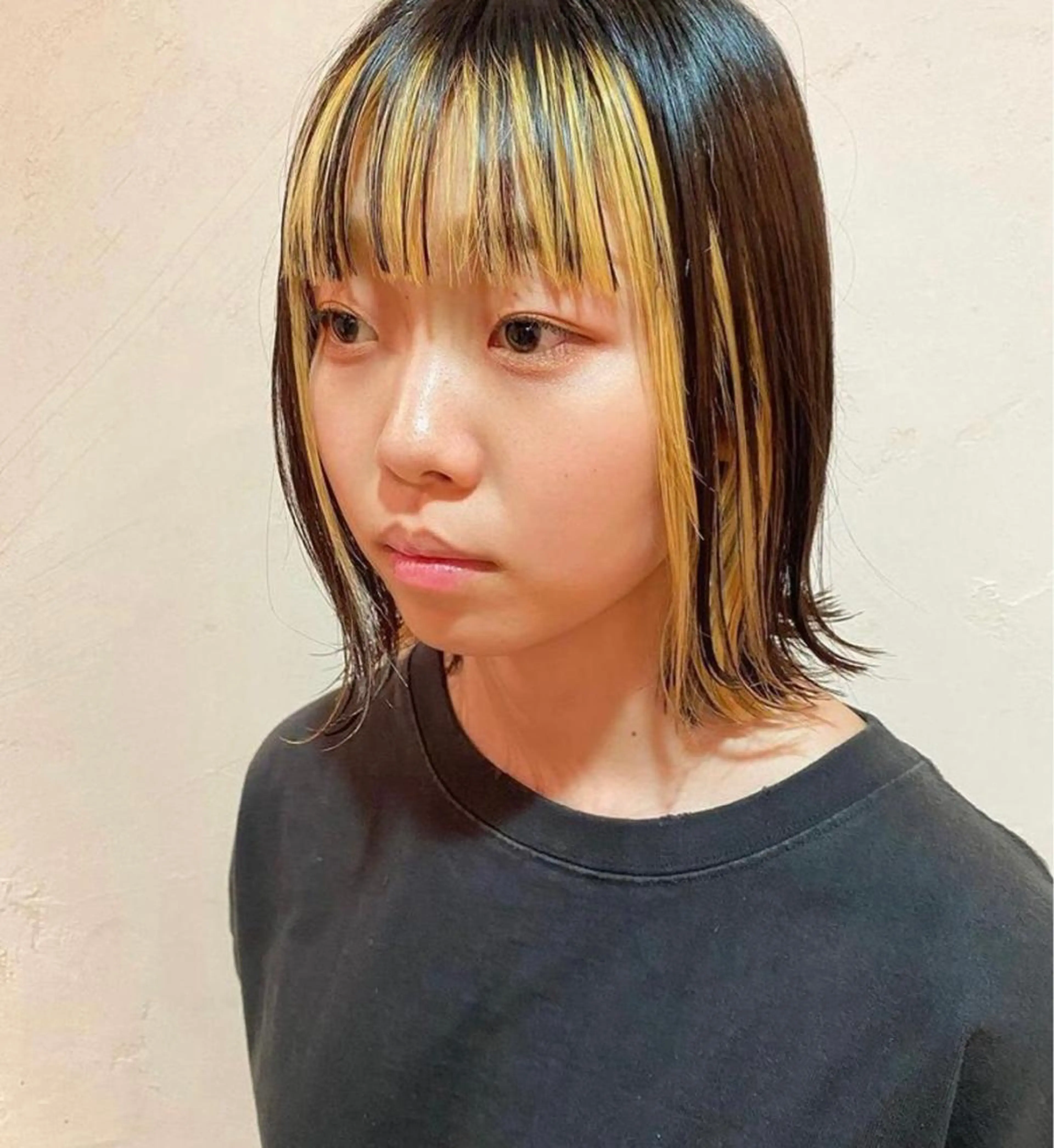 カラー レイヤーカット/ ダブルカラーサクライのヘアスタイル