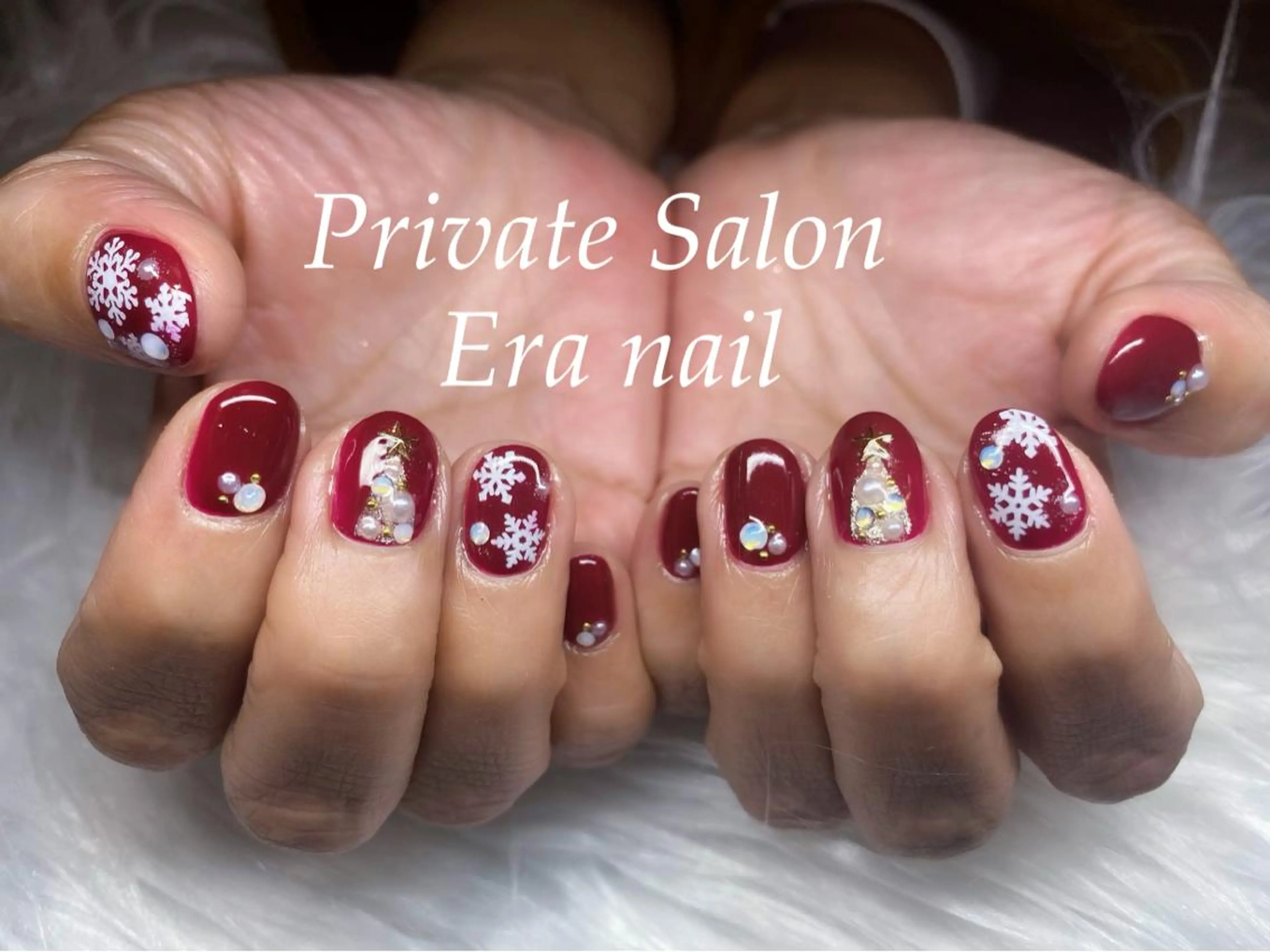 ネイル 冬ネイル クリスマス Era nailのネイルデザイン