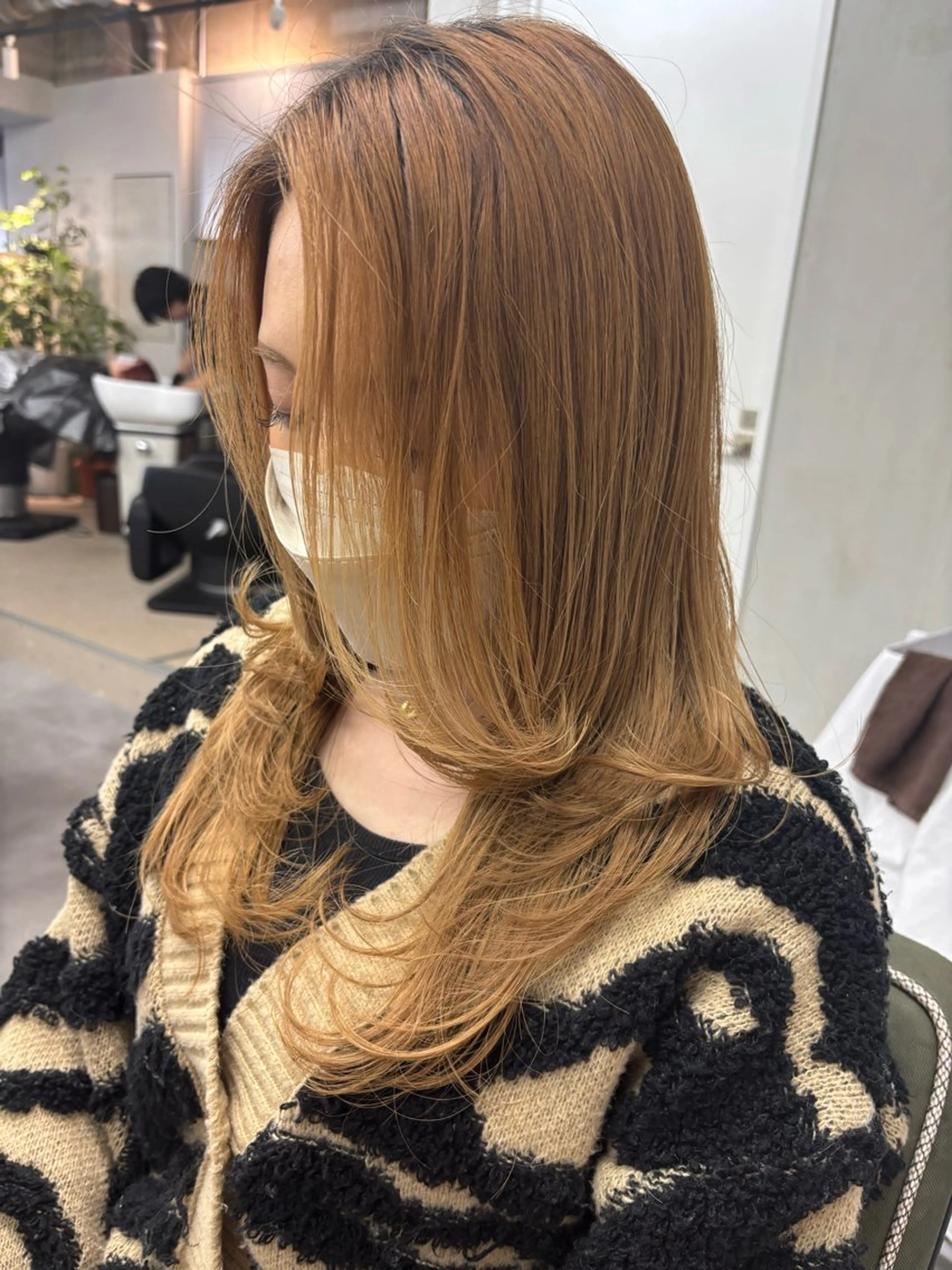 ロング カラー レイヤーカット nico 麻生 やまざきれいのヘアスタイル