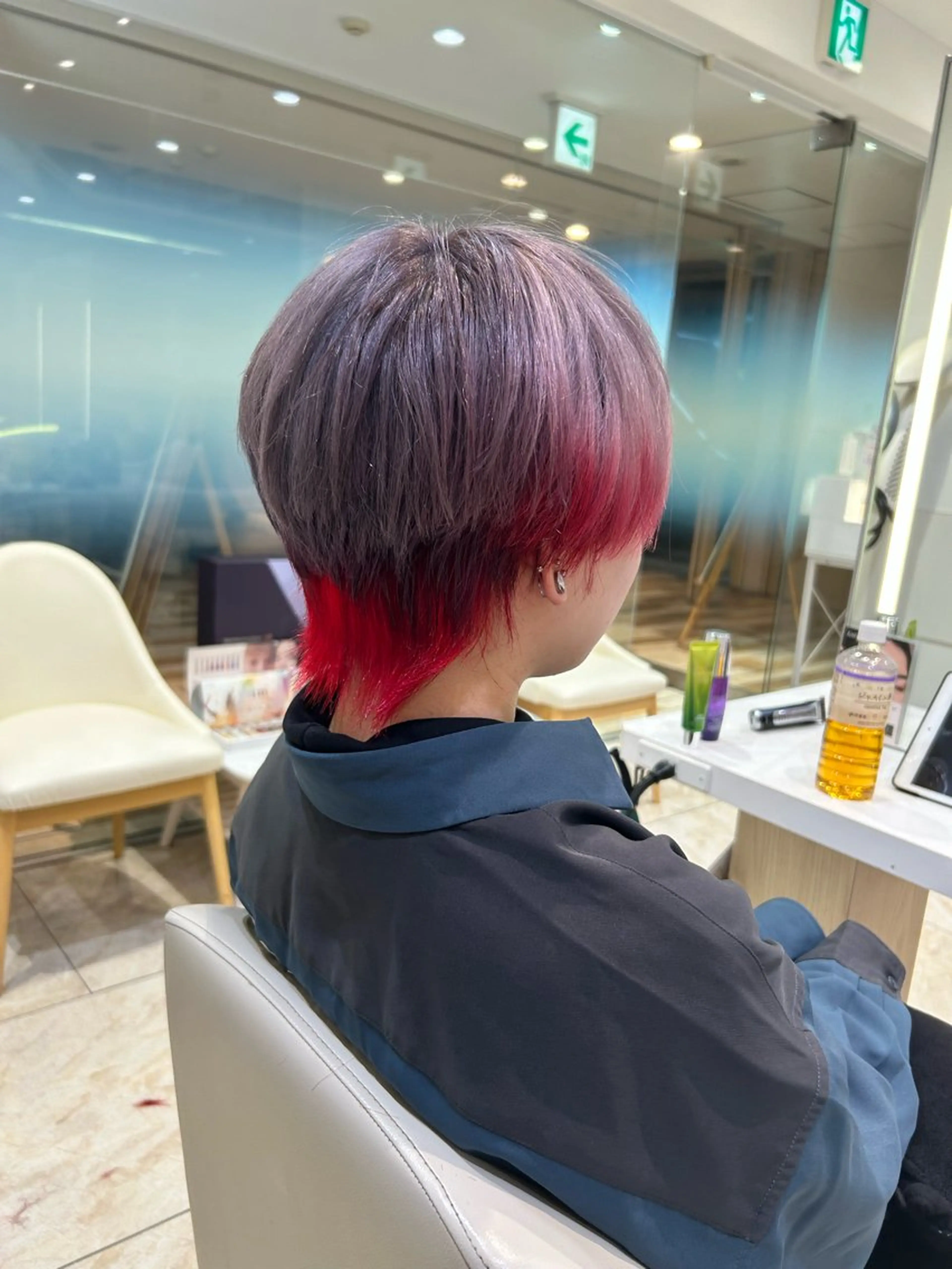 ショート カラー ヘアカラー ヘッドスパ はるか/ブリーチカラ ー/ヘアアレンジ🤍のヘアスタイル