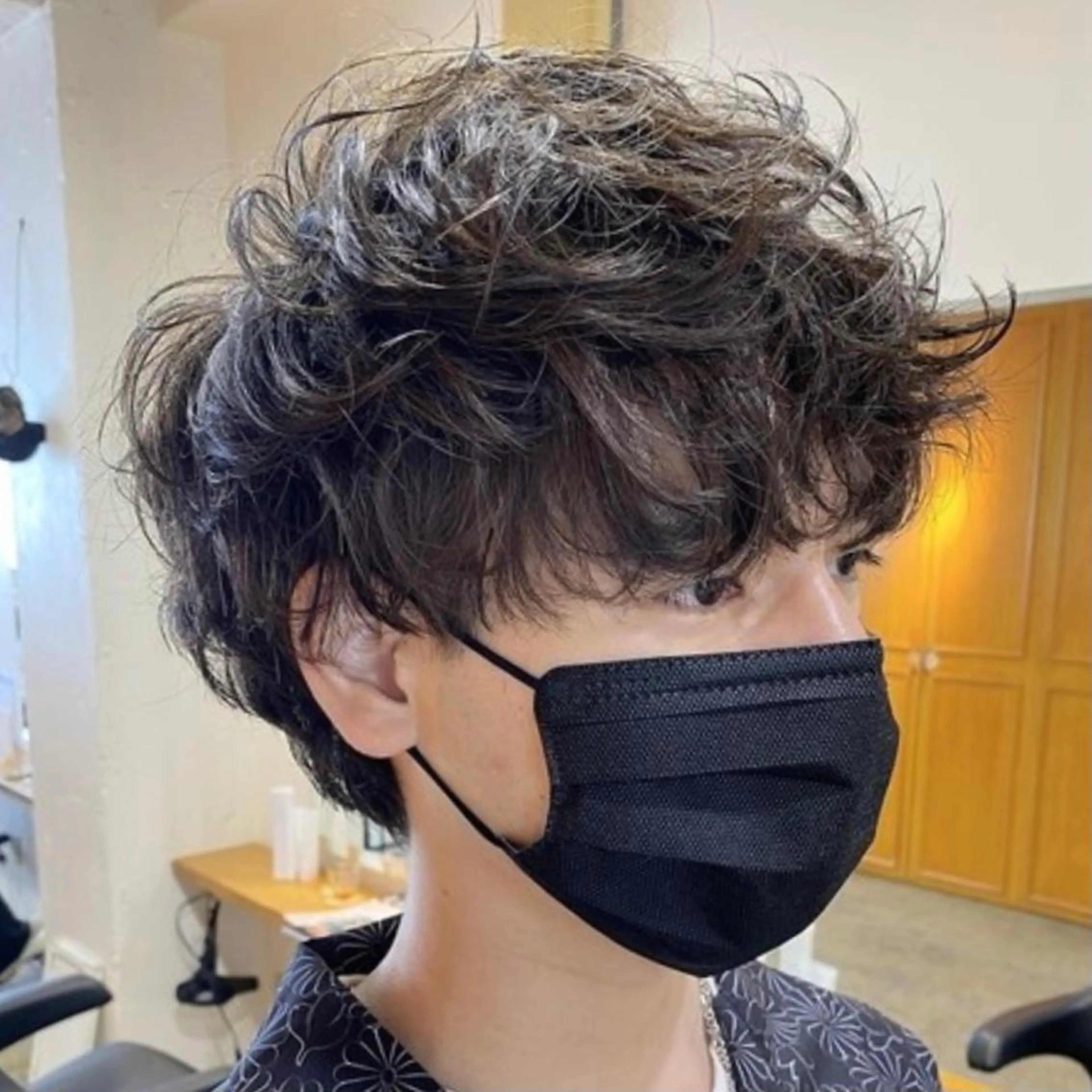 ショート パーマ メンズ RYOMA/ 似合わせ🎧🤍のヘアスタイル