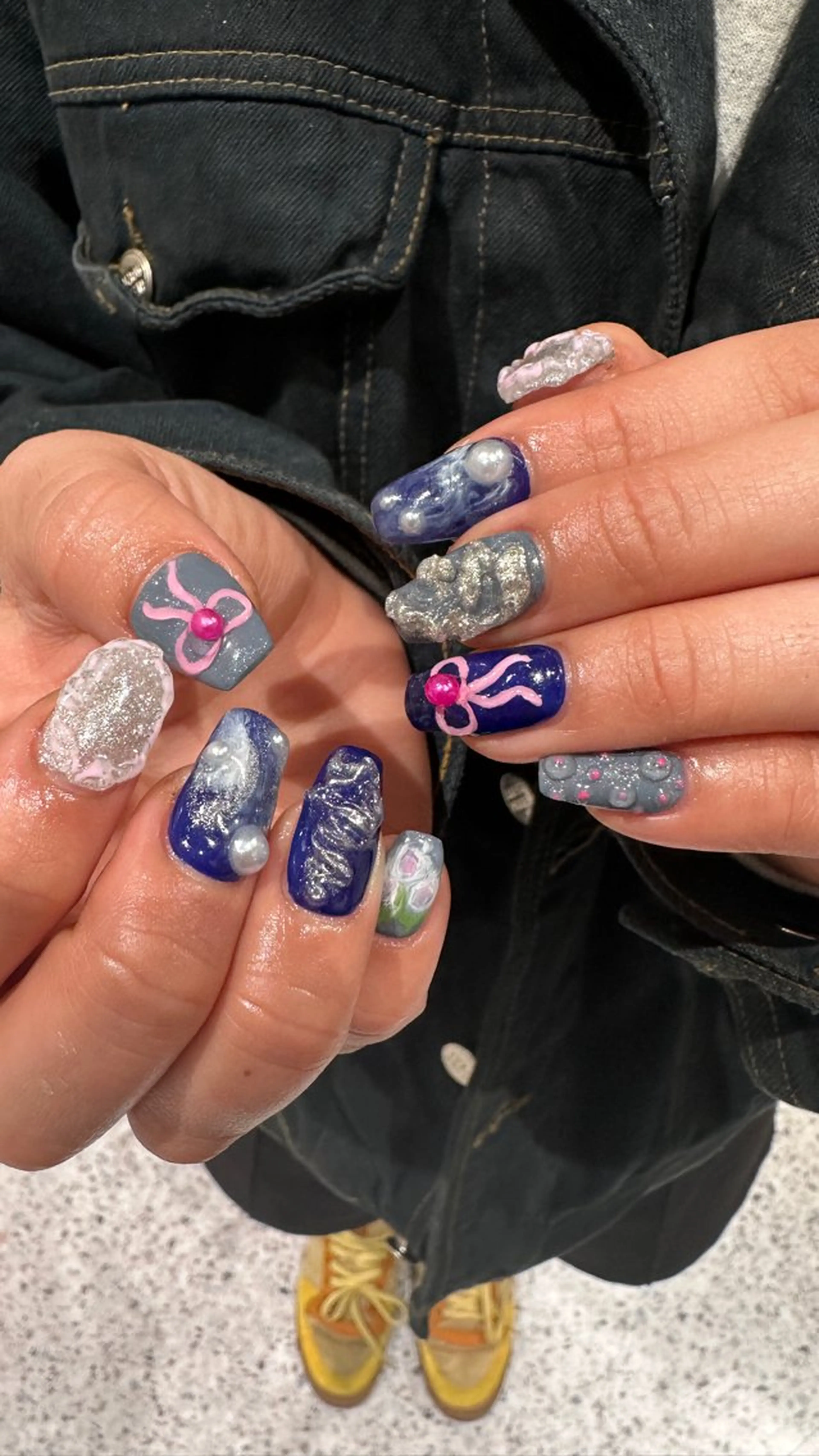 ネイル ハンドネイル 👽個性派ネイル🎀 komachiのヘアスタイル