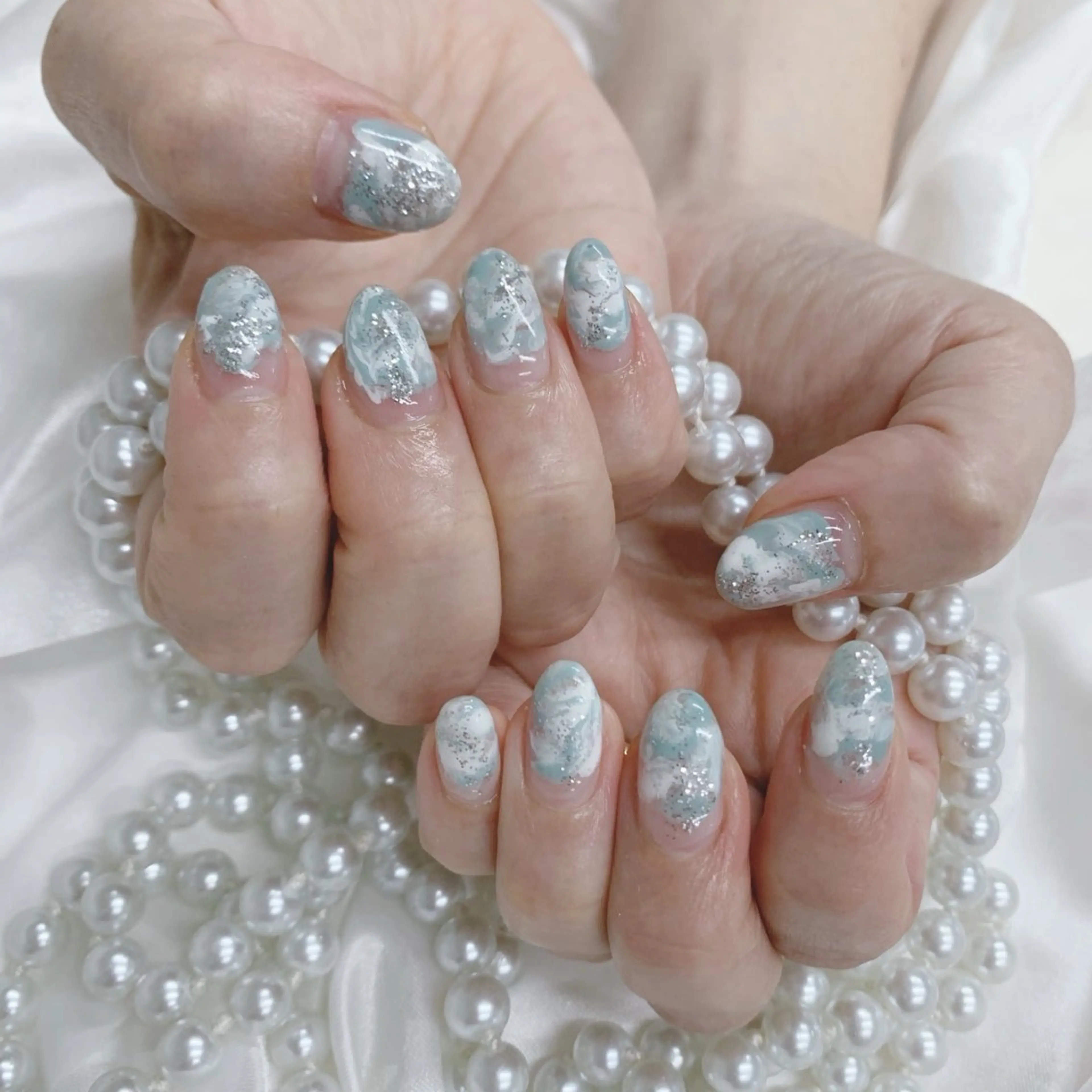 ネイル ハンドネイル ハンドケア Beauty Salon Ace（ネイルサロン　エース）所属・池袋フィルイン Ace♡長さだしのネイルデザイン