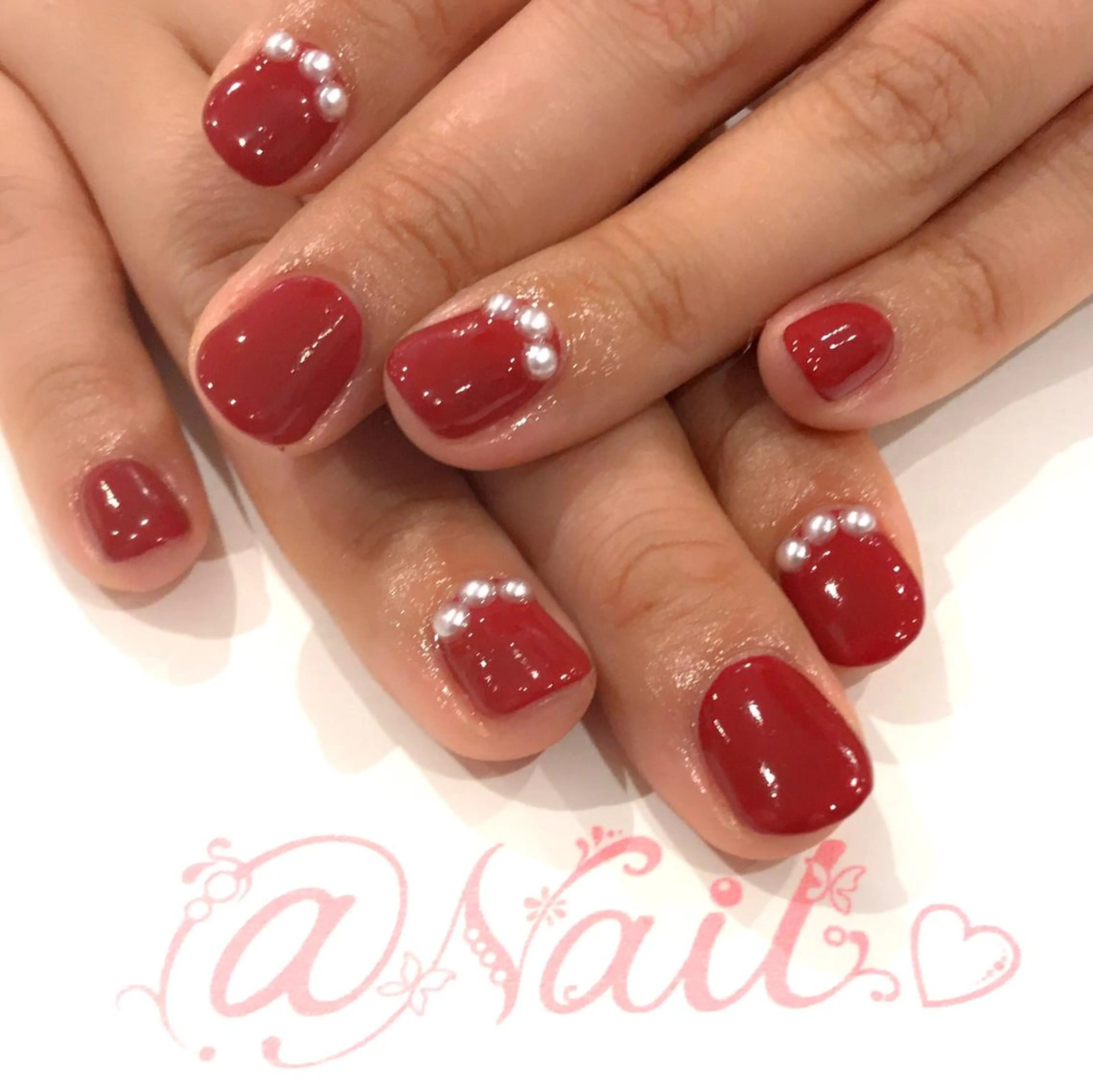 ネイル ジェルネイル ワンカラーネイル スカルプネイル 小尾 栞のネイルデザイン