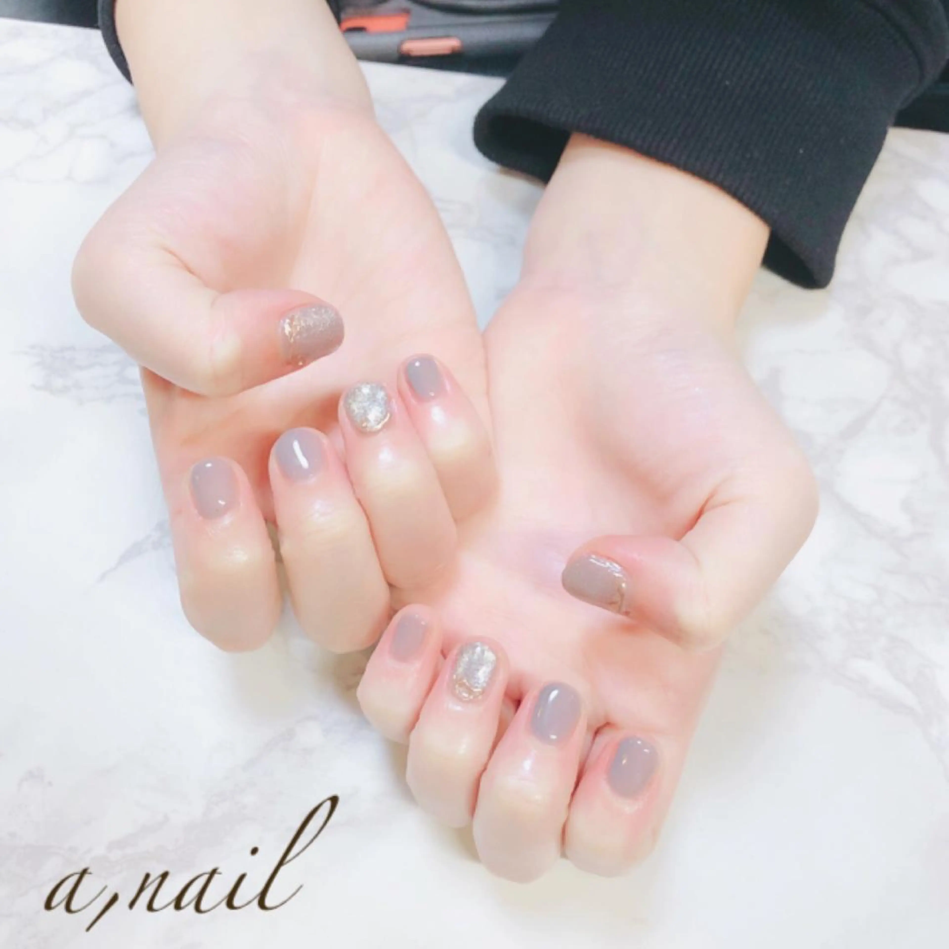 ネイル フットネイル ジェルネイル グラデーション マグネットネイル ミラーネイル ハンドネイル ネイルサロン エーネイルのネイルデザイン