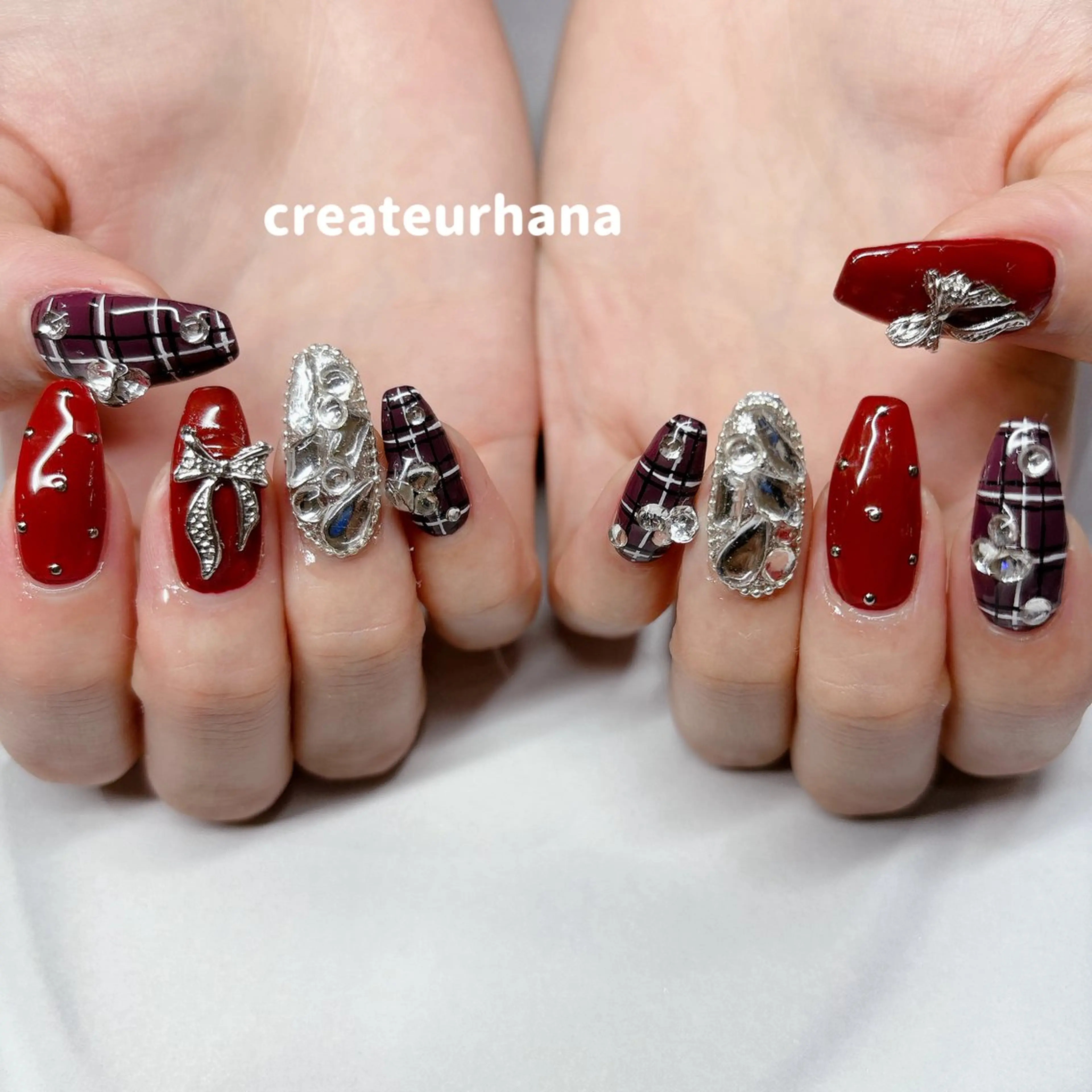 ネイル クレアトゥール華所属・クレアトゥール華 西村のネイルデザイン