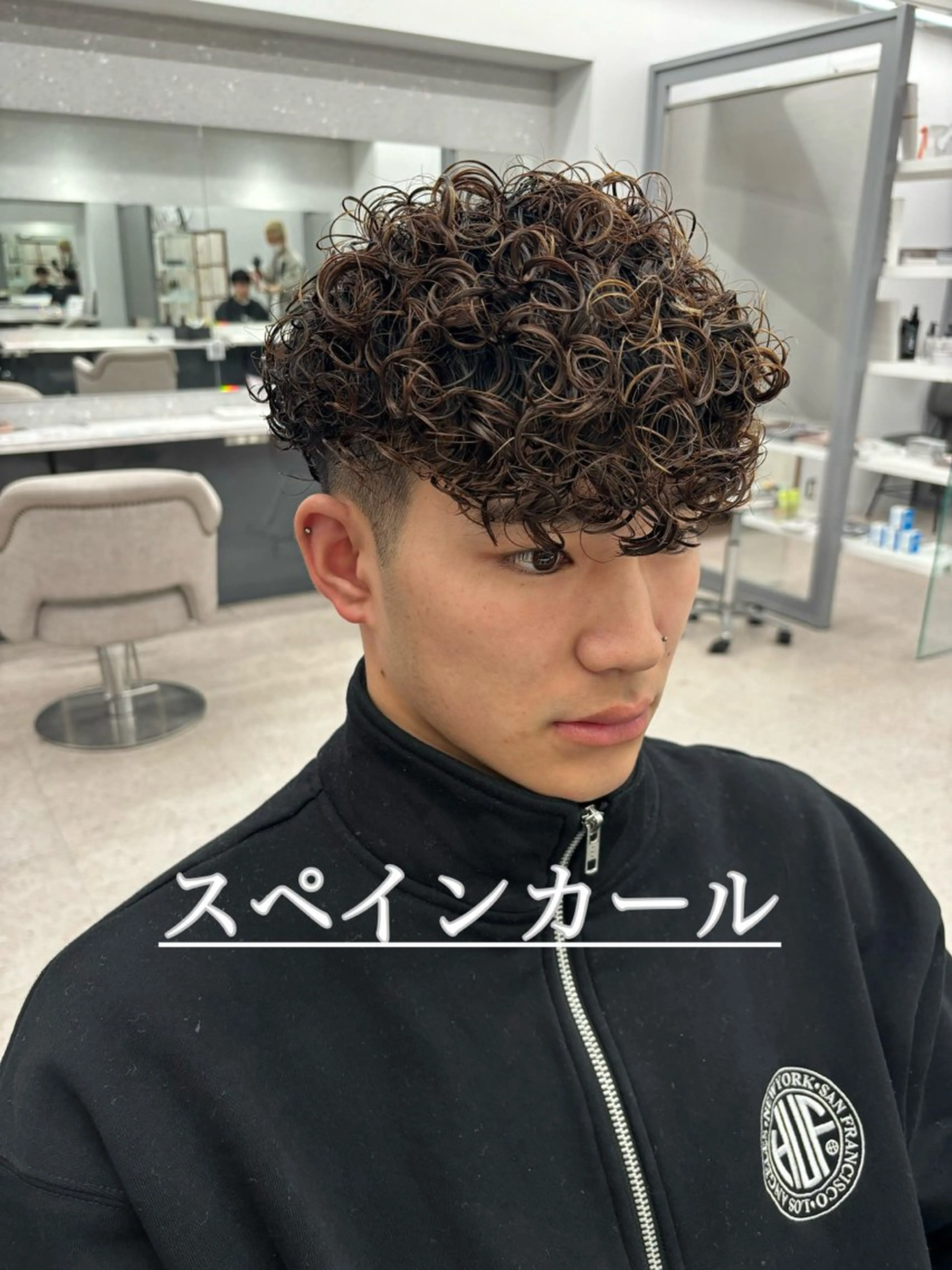 パーマ メンズ カット パーマ 🍐シャドウパーマ メンズ特化/守岡🍐のヘアスタイル