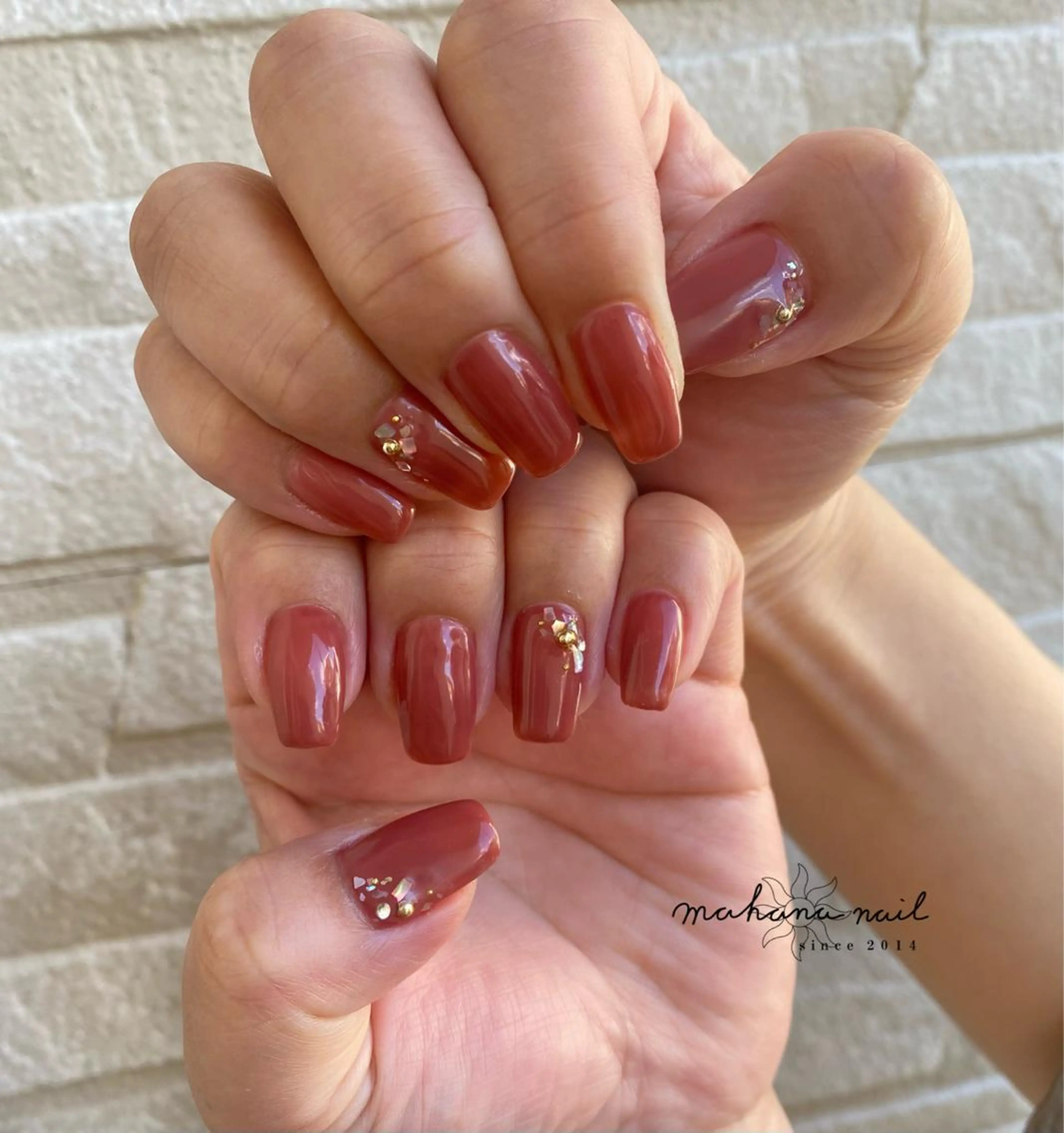 ネイル ワンカラーネイル mahana nailのネイルデザイン