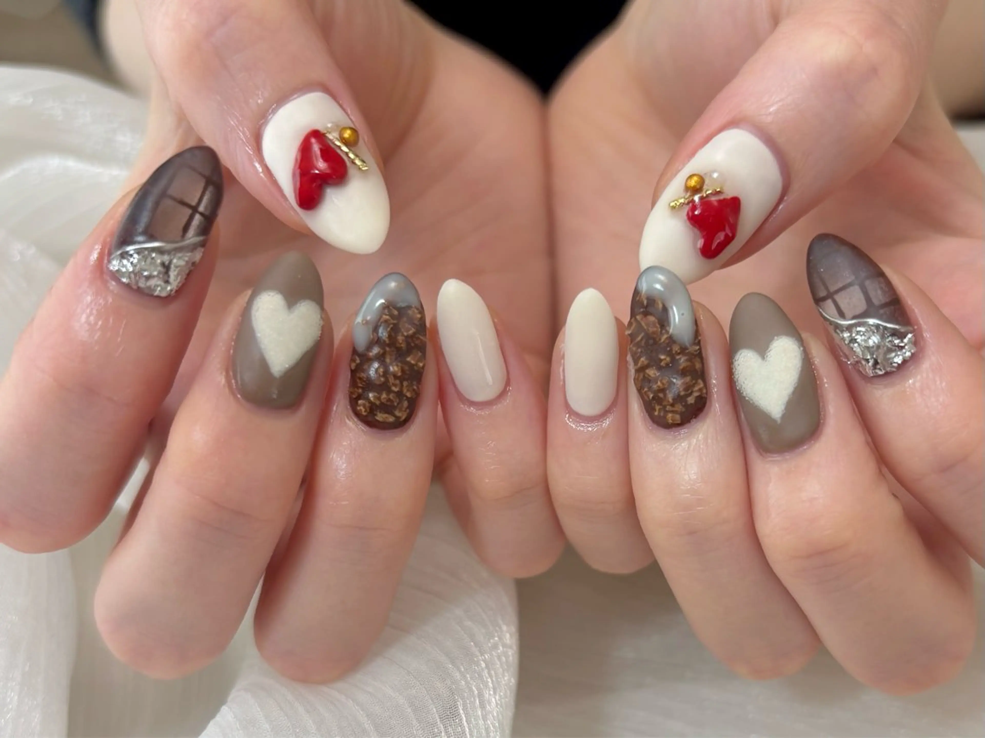 ネイル ハンドネイル yurina ☆のネイルデザイン