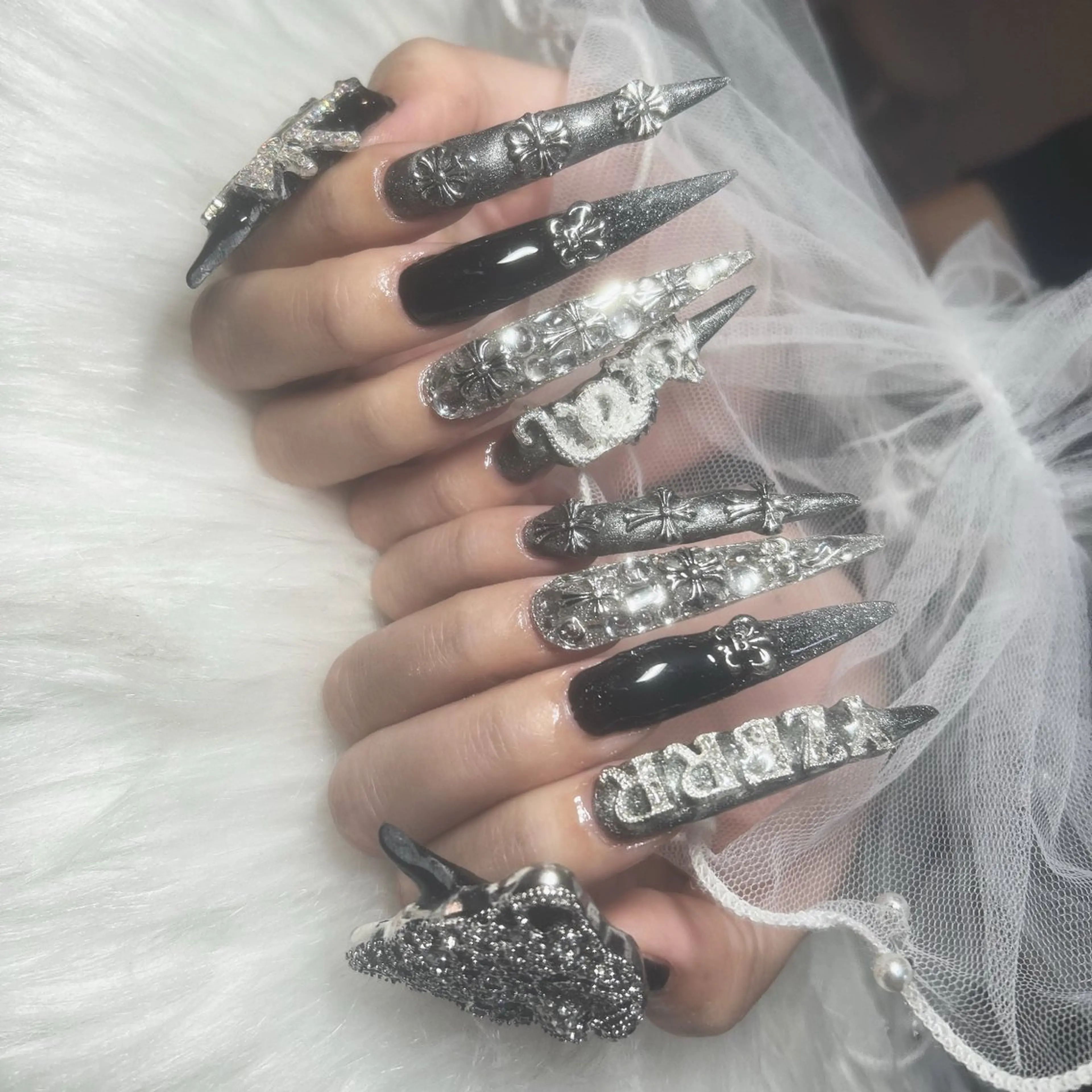 ネイル スカルプネイル ハンドネイル 久留米市六ツ門町 メイリーネイルのネイルデザイン