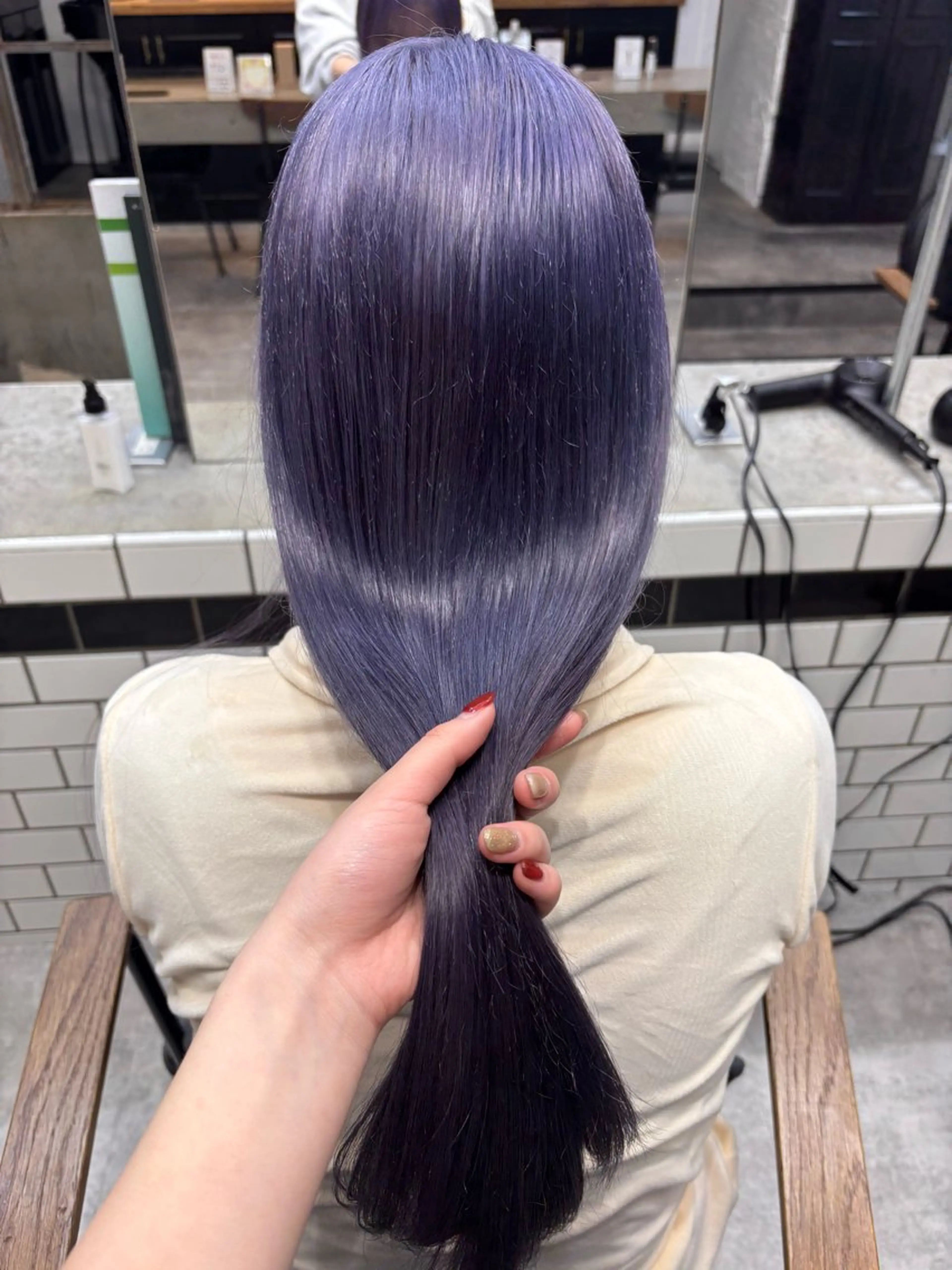 カラー FERiCIA所属・ちはな‎🤍 ヘアセット／縮毛矯正のヘアスタイル