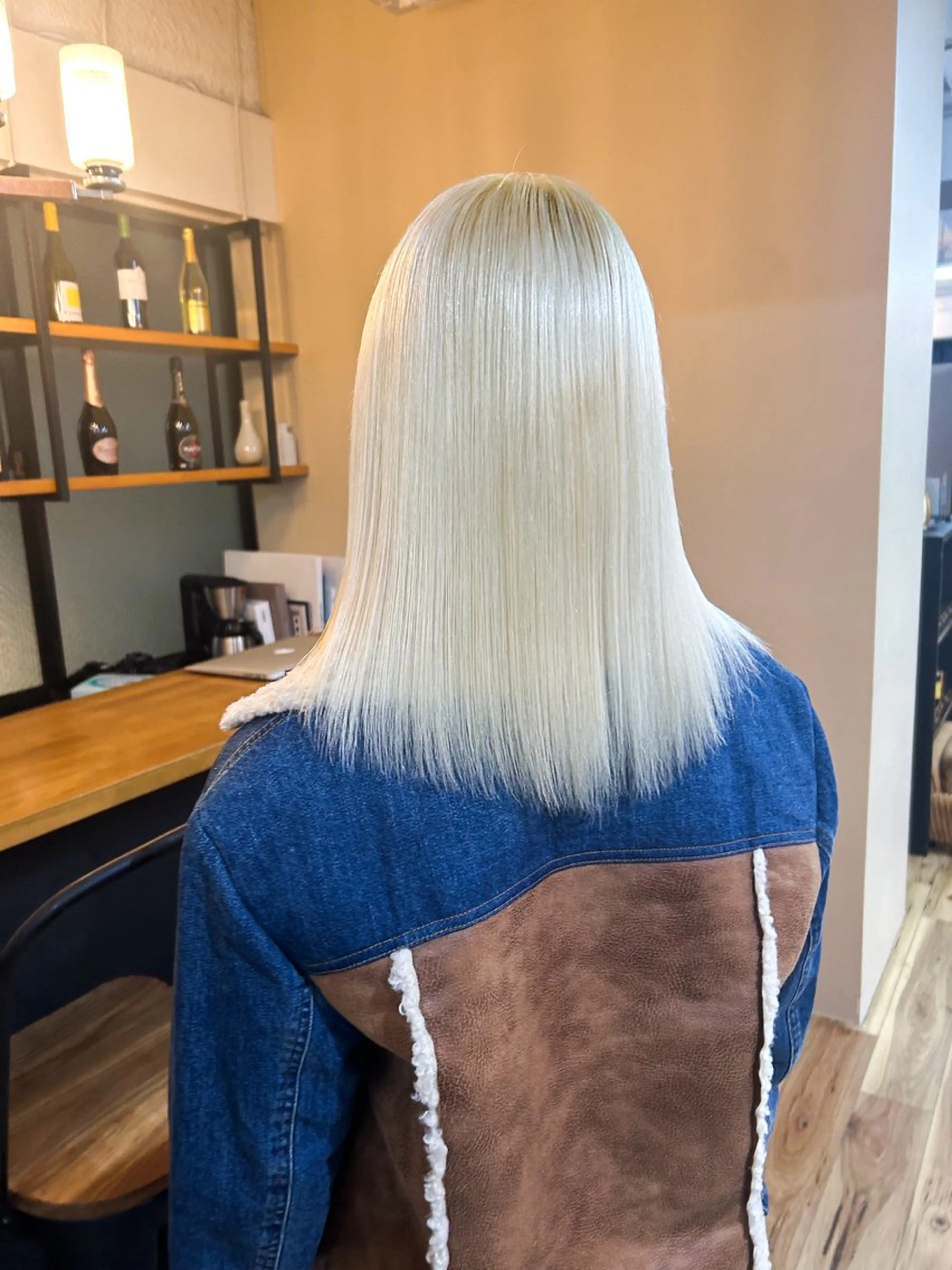 ミディアム カラー ハイトーンカラー ⭐️NAZUNAのヘアスタイル