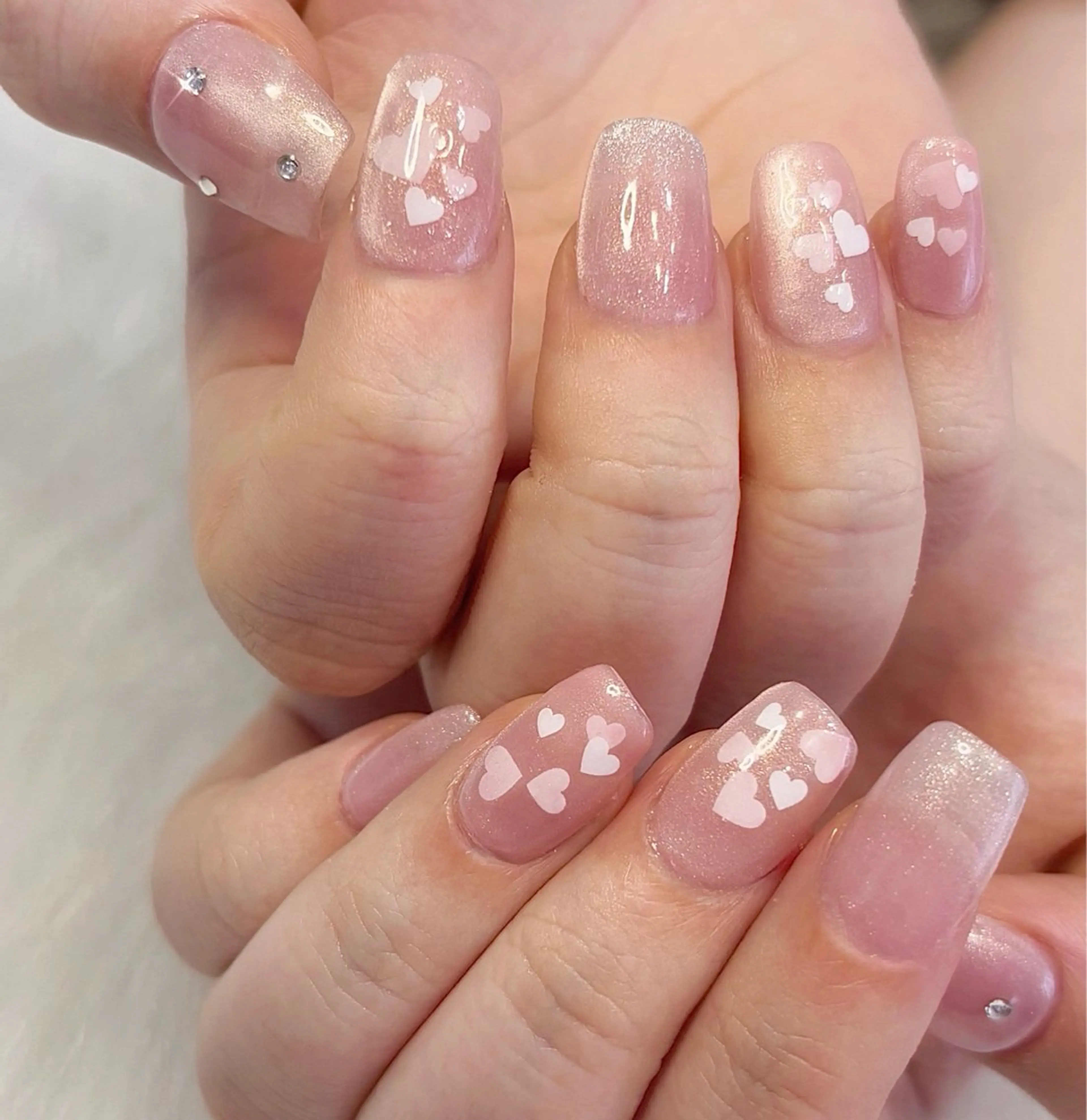 ネイル ハート 🆕三郷市戸ヶ崎🎀 Ownerのネイルデザイン