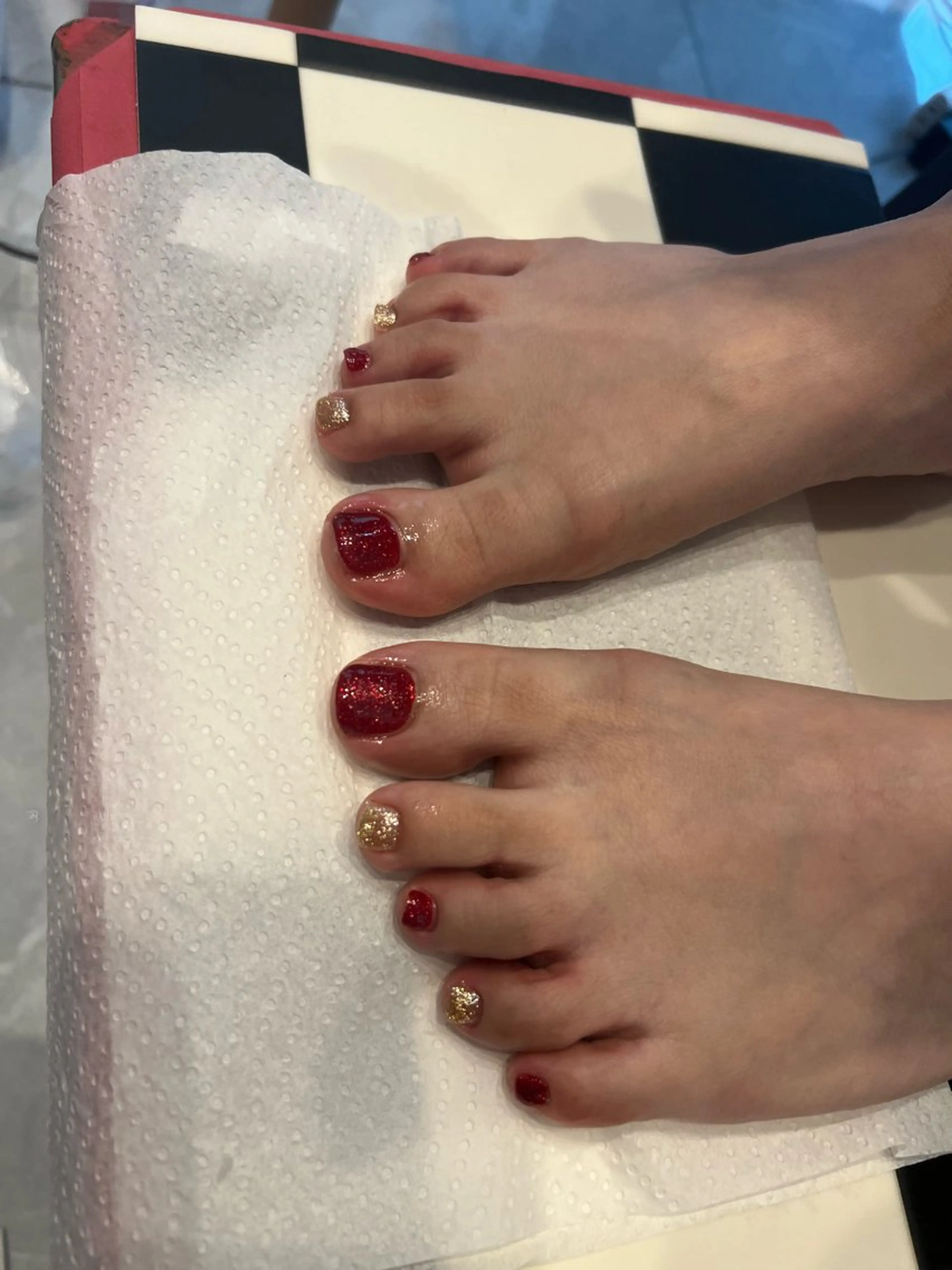 バイカラーの写真