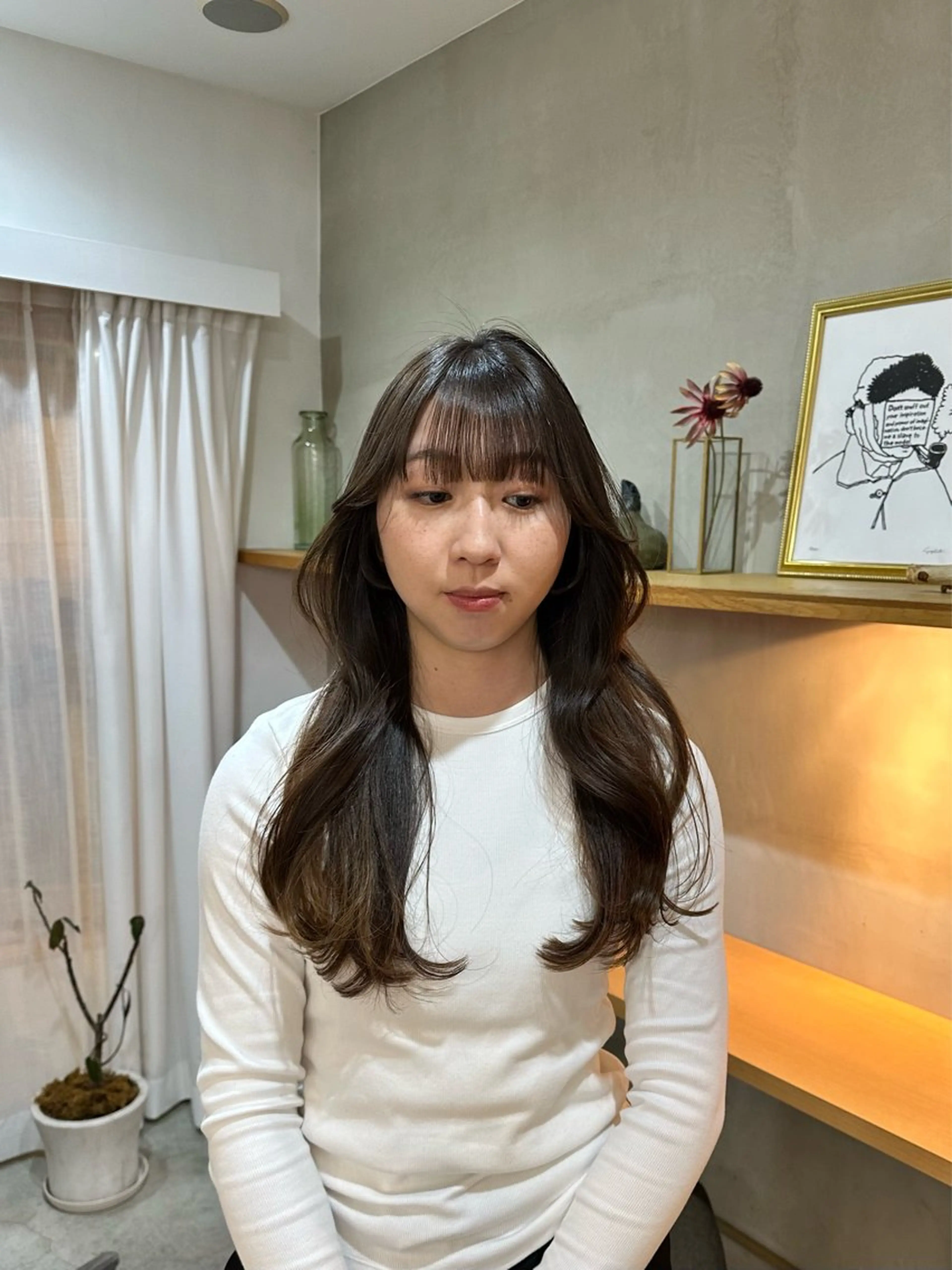 ロング 【縮毛矯正＆髪質改善 特化】/川上 結愛のヘアスタイル