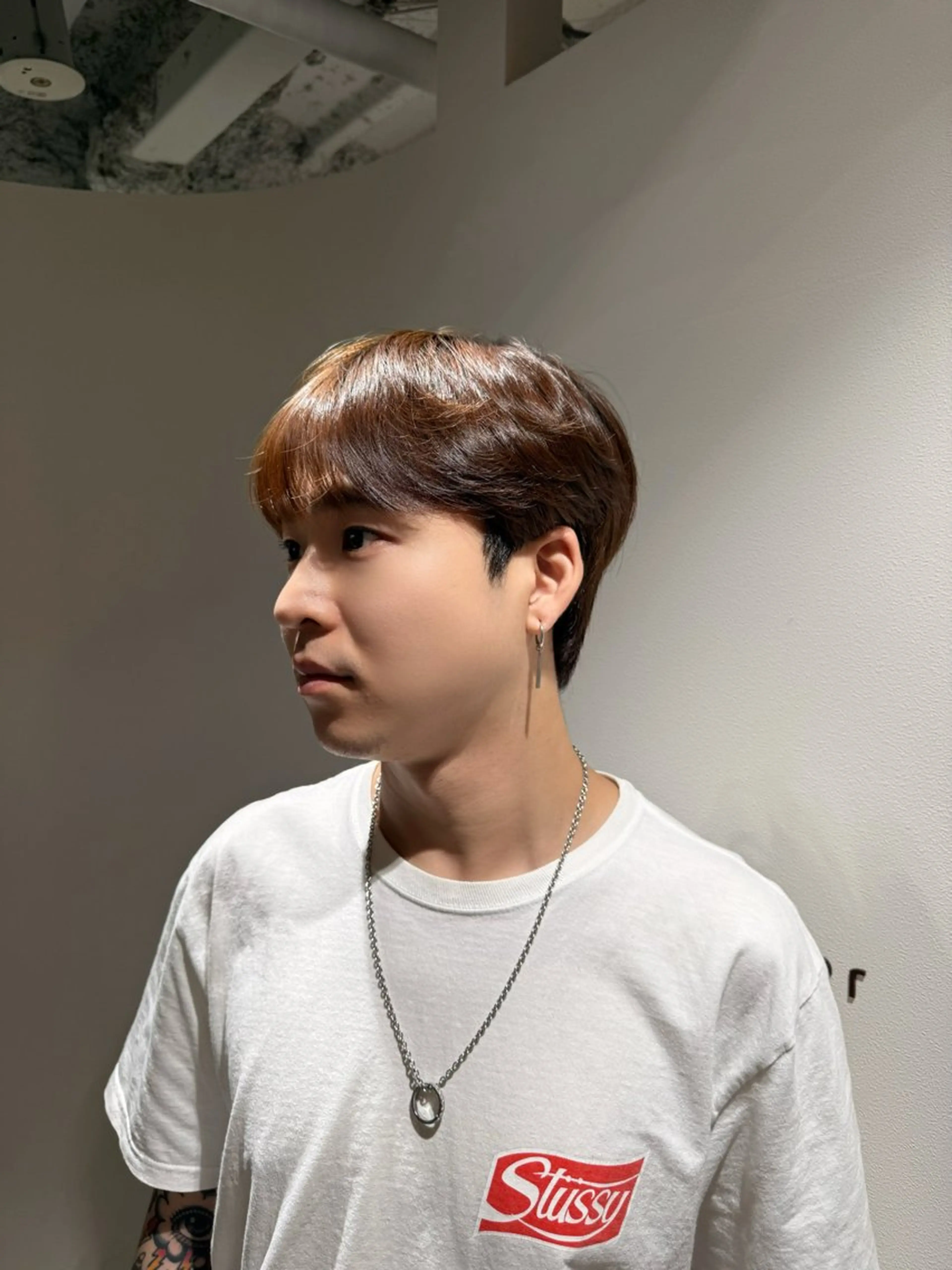 【新規】韓国風メンズカット＋暗髪カラー（垢抜け仕上げ）の写真