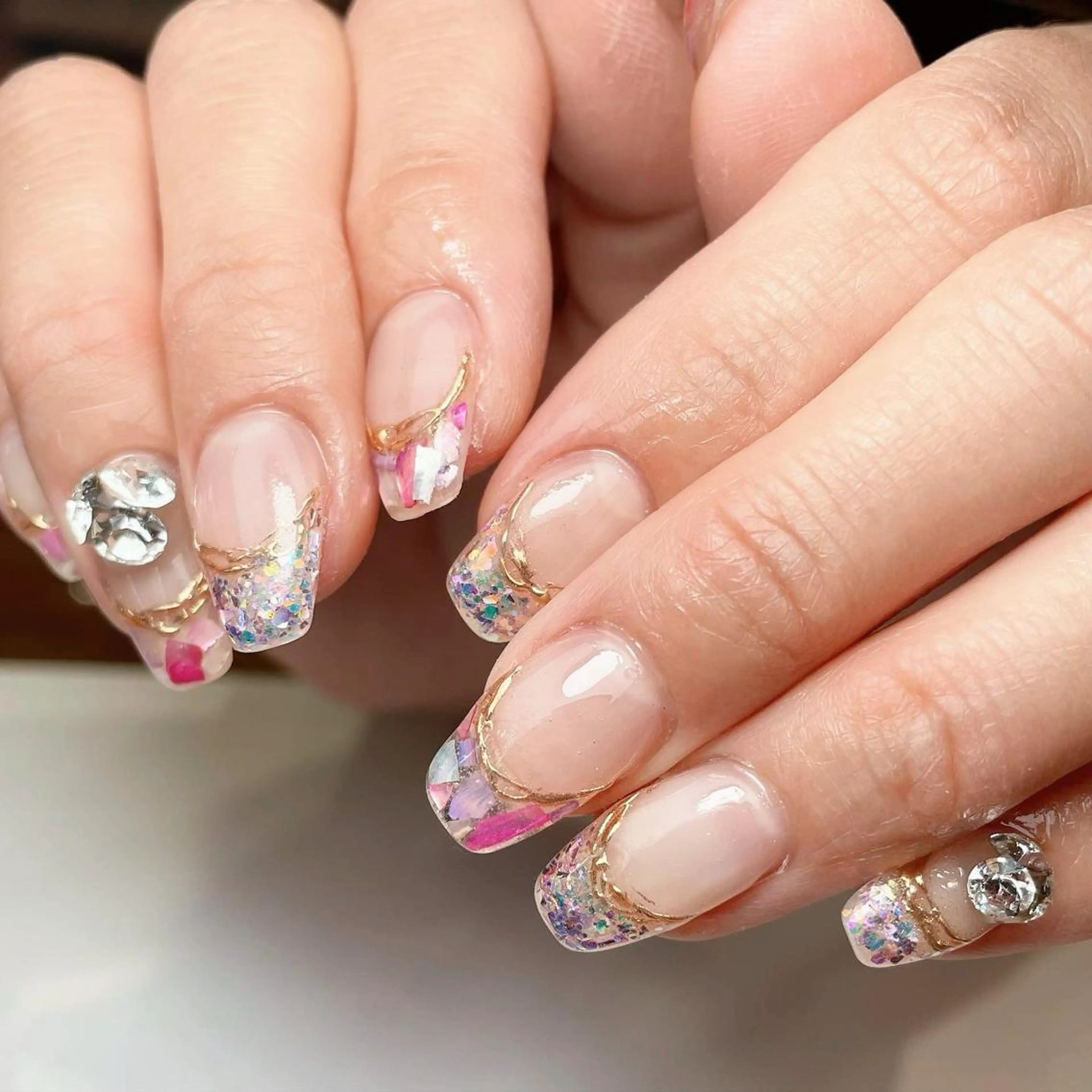 ネイル 持ち込み ハンドネイル nail&eyelash mate所属・京都/東向日/桂 ayumiのネイルデザイン