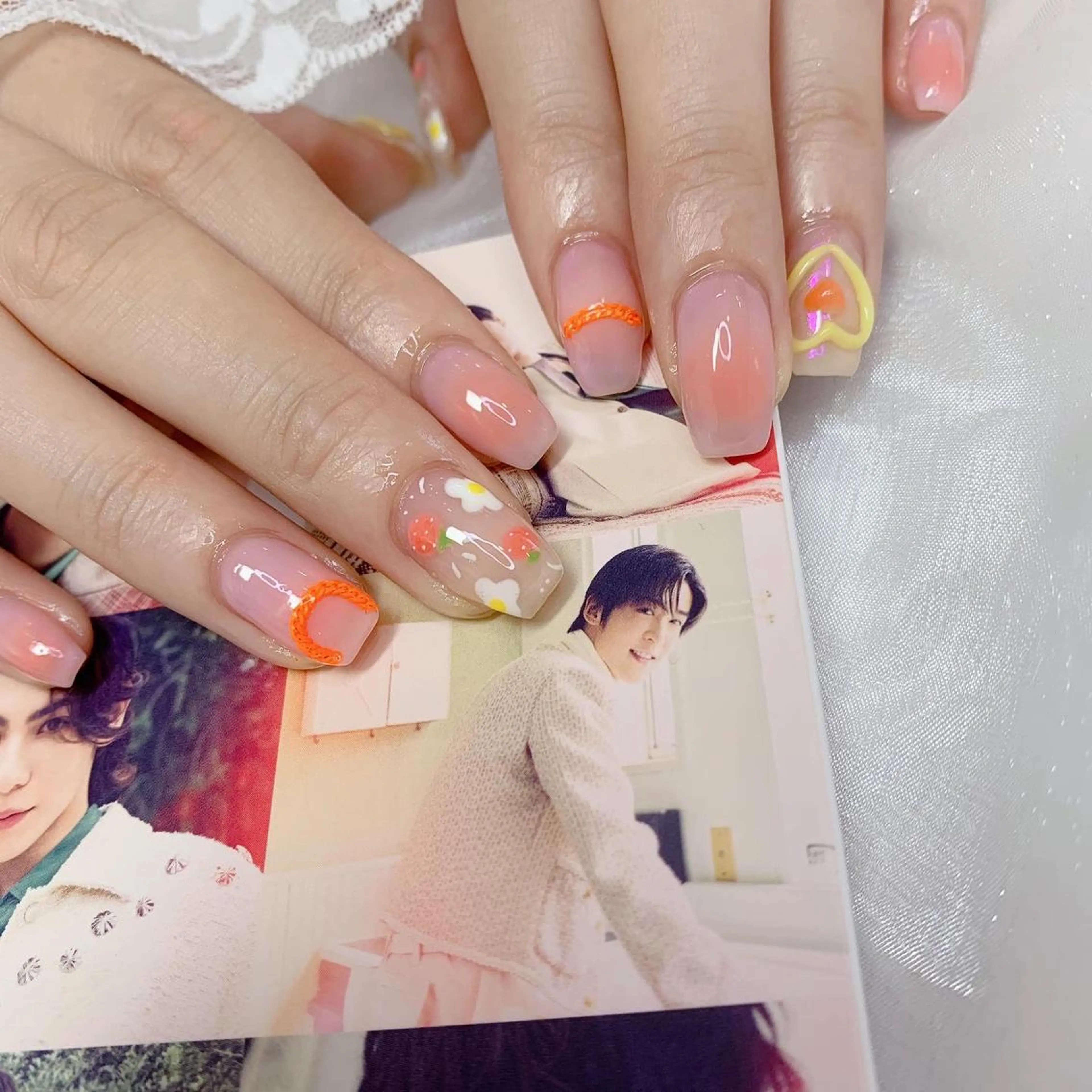 ネイル ハンドネイル La neige* yuki 🥯🍑のネイルデザイン