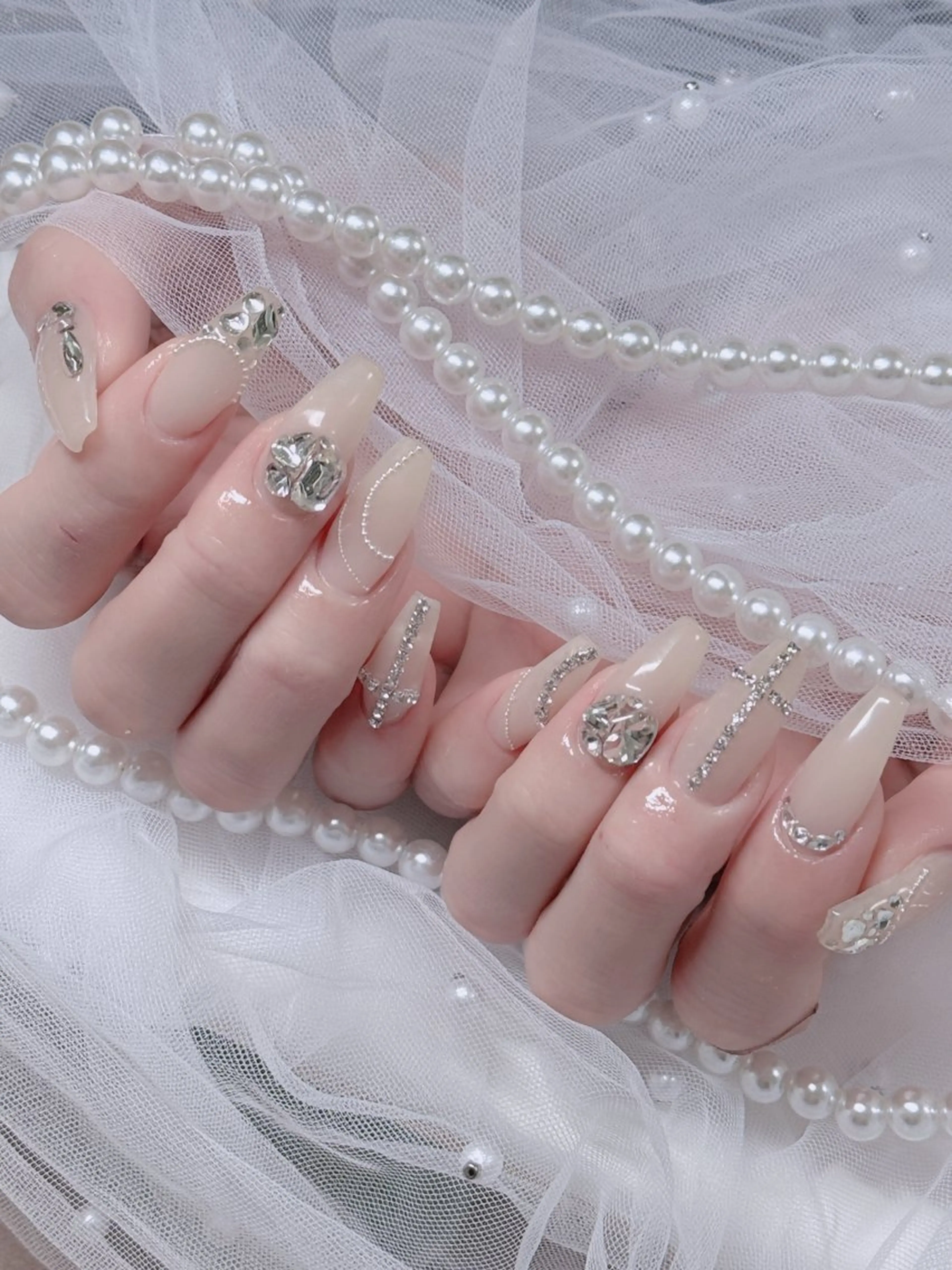 ネイル フレンチネイル ジェルネイル ハロウィン キラキラネイル 韓国ネイル ハンドネイル H.baby Nail Salonのネイルデザイン