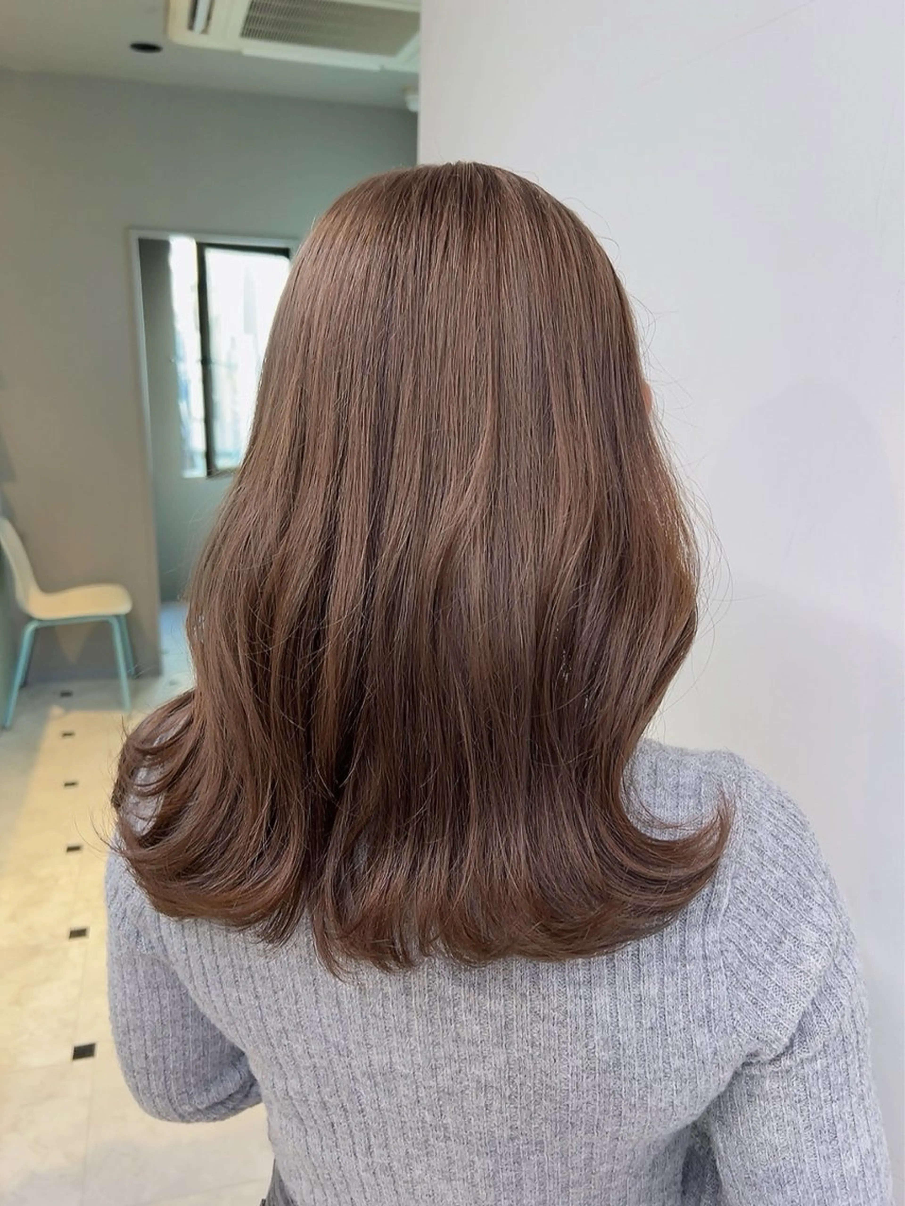 ロング カラー ヘアカラー トリートメント ヘッドスパ ヘアセット 🥞ベージュ系カラー 【すずきりほ】🥞のヘアスタイル