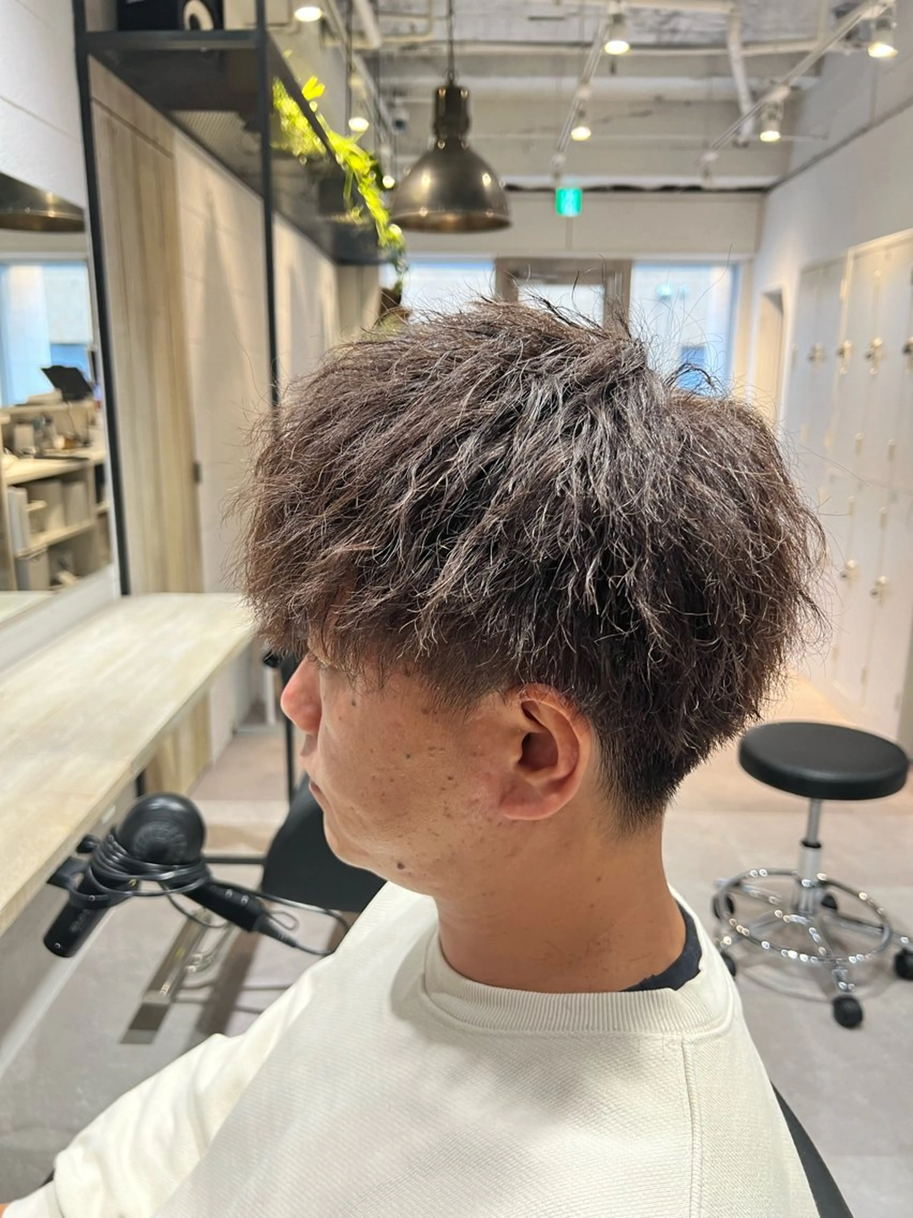 ショート パーマ メンズ 【パーマ満足度No. 1🥇】宮脇 大樹のヘアスタイル