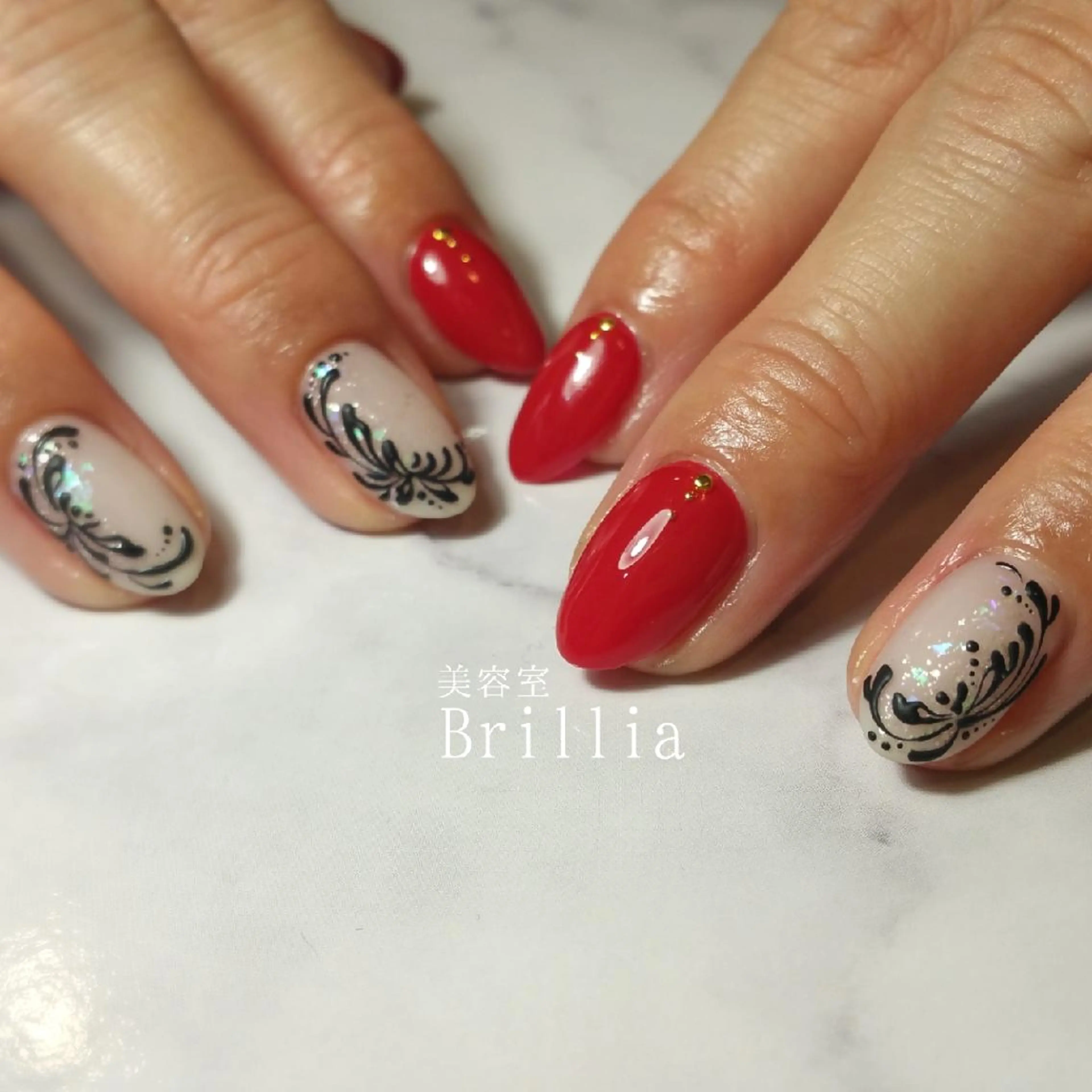 ネイル ハンドネイル 柴田 彩のネイルデザイン