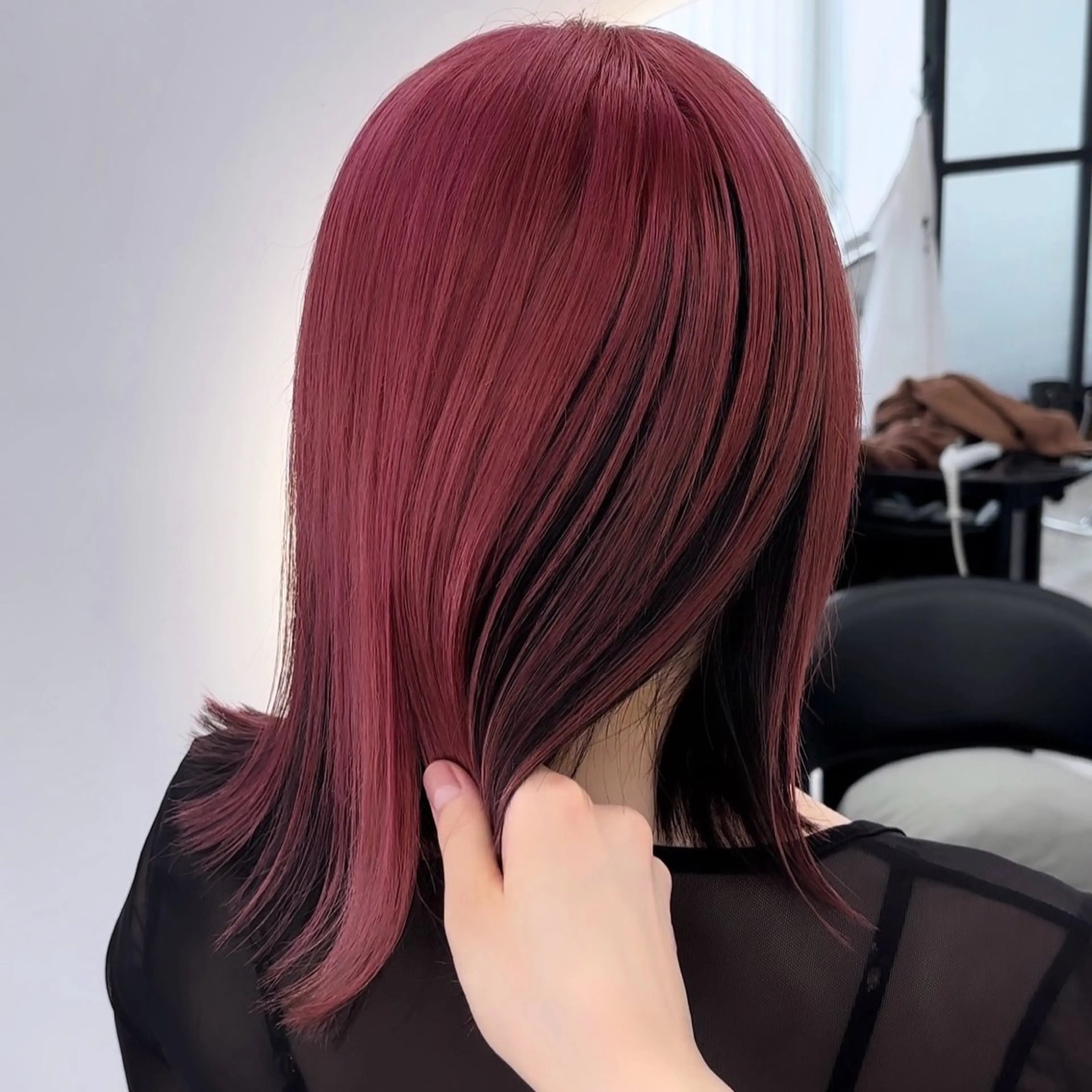 ミディアム カラー ヘアカラー Ren. 🦋デザインカラーのヘアスタイル