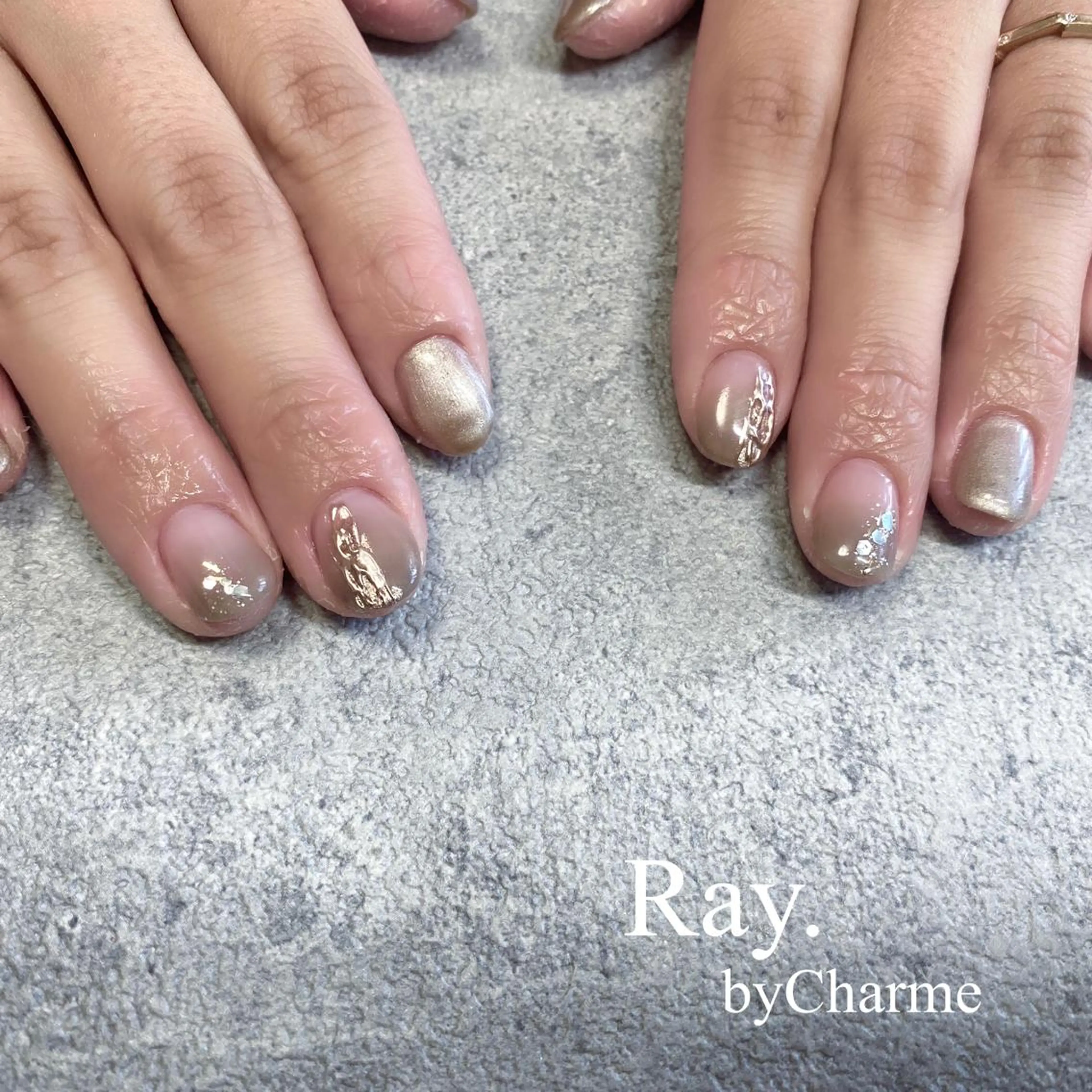 ネイル Ray. ／綺麗目ニュアンスのネイルデザイン