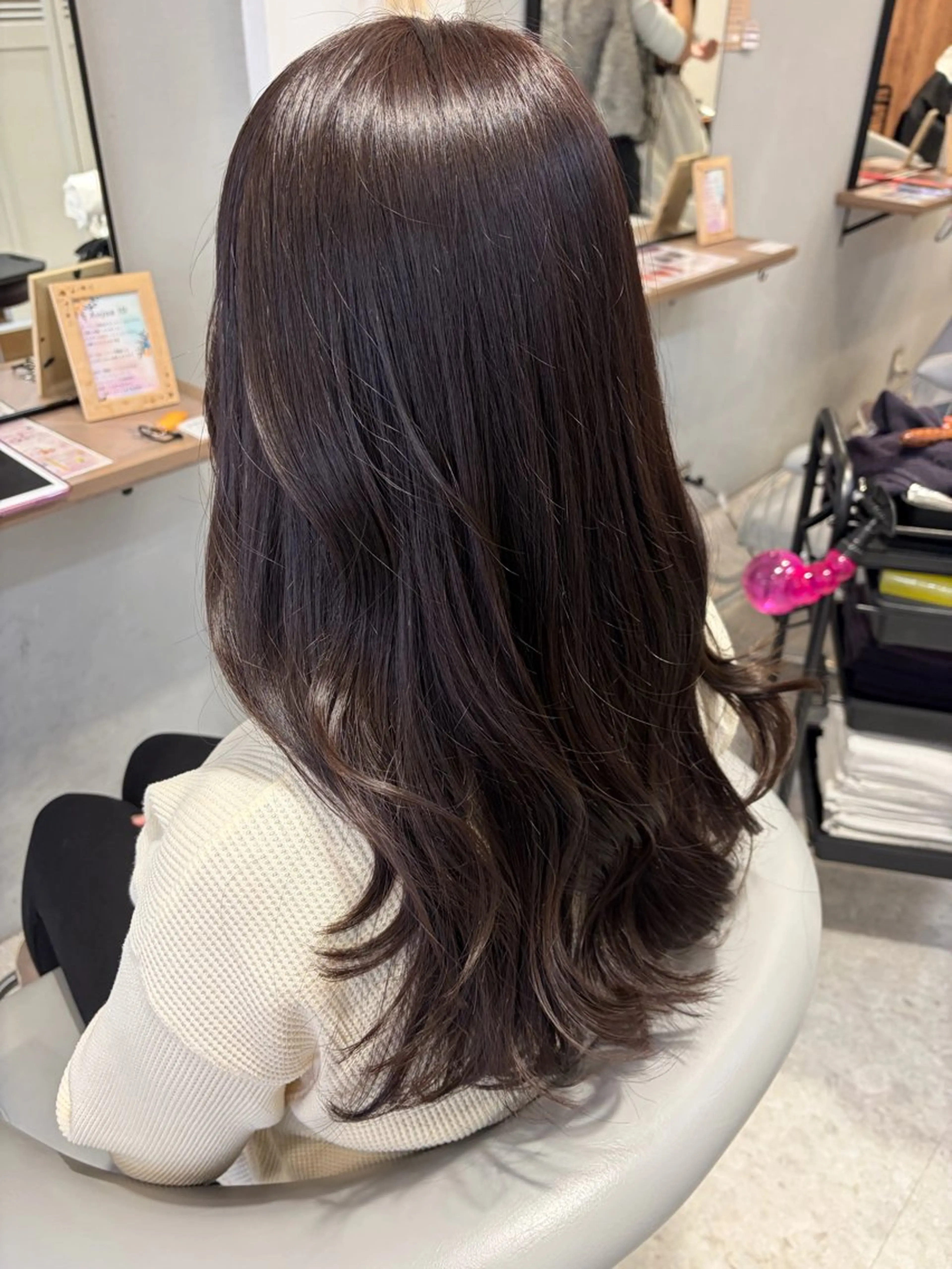 ロング カット ヘアカラー トリートメント Hairate🌿 池田のヘアスタイル