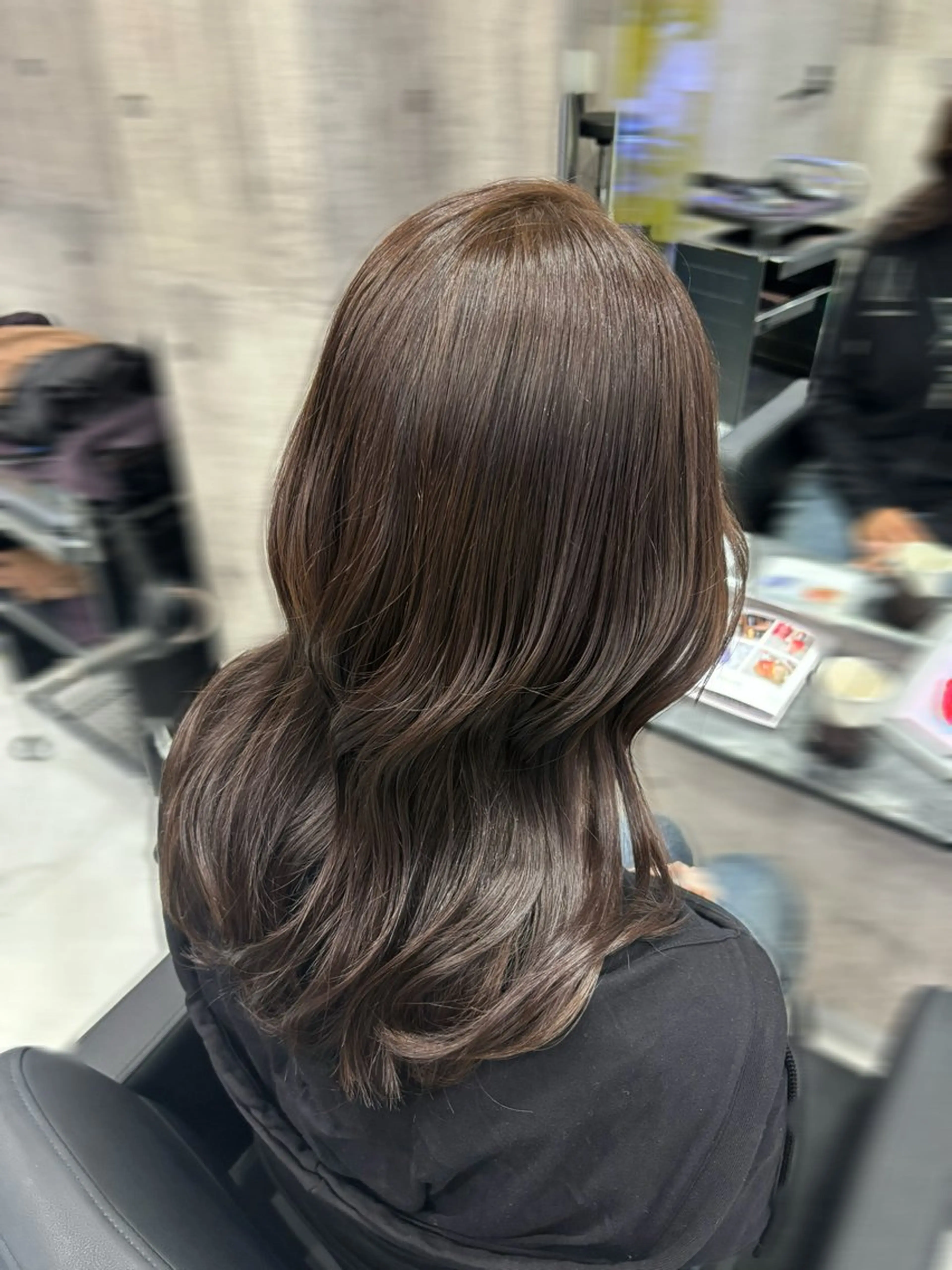 “髪質に合わせてカスタム!?”ワンカラー＆KERASTASE カクテルトリートメント〰️🪼‪*･゜超音波アイロン付き！の写真