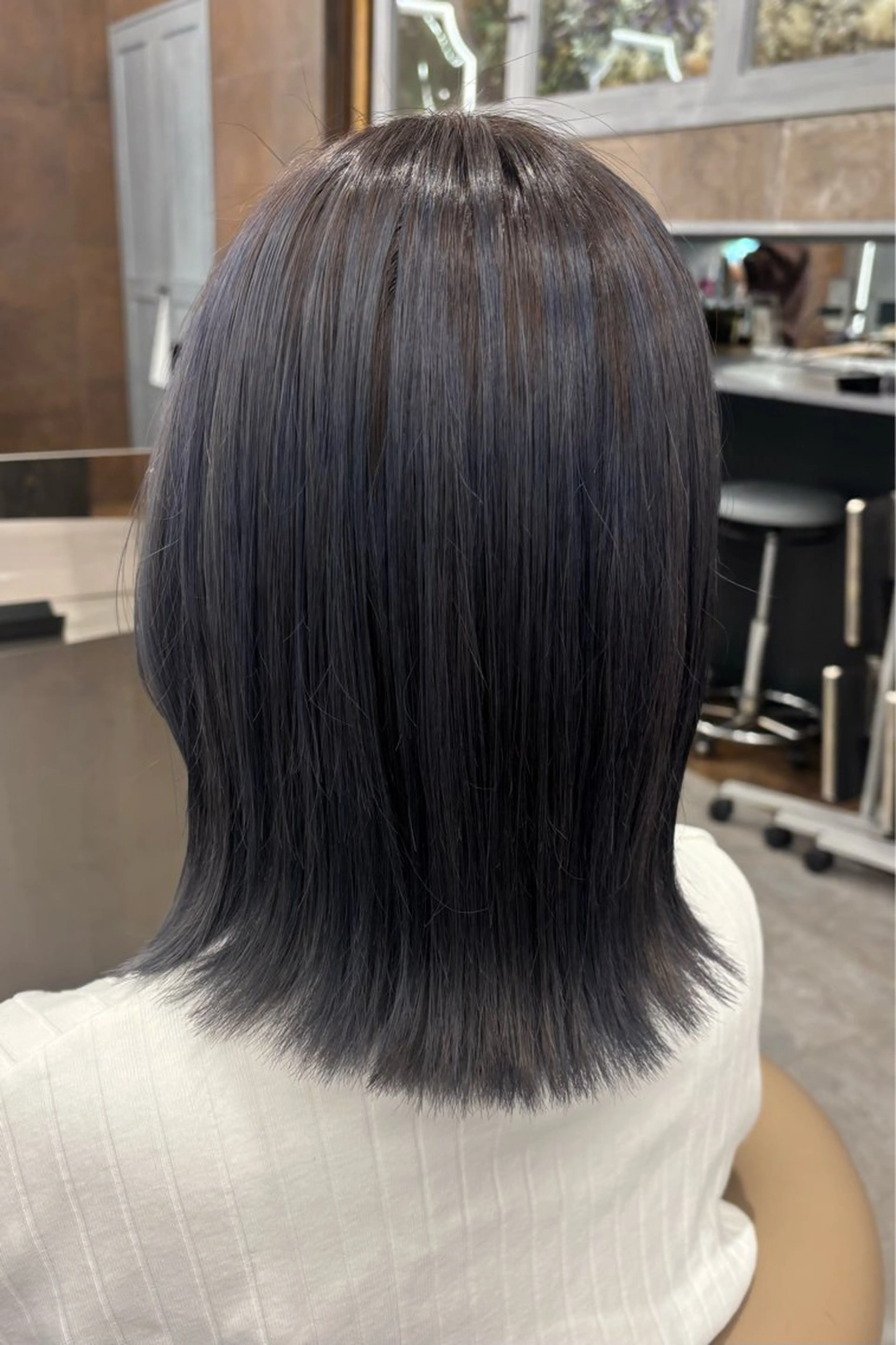 ミディアム カラー shalu 平塚店所属・古川 みえこのヘアスタイル