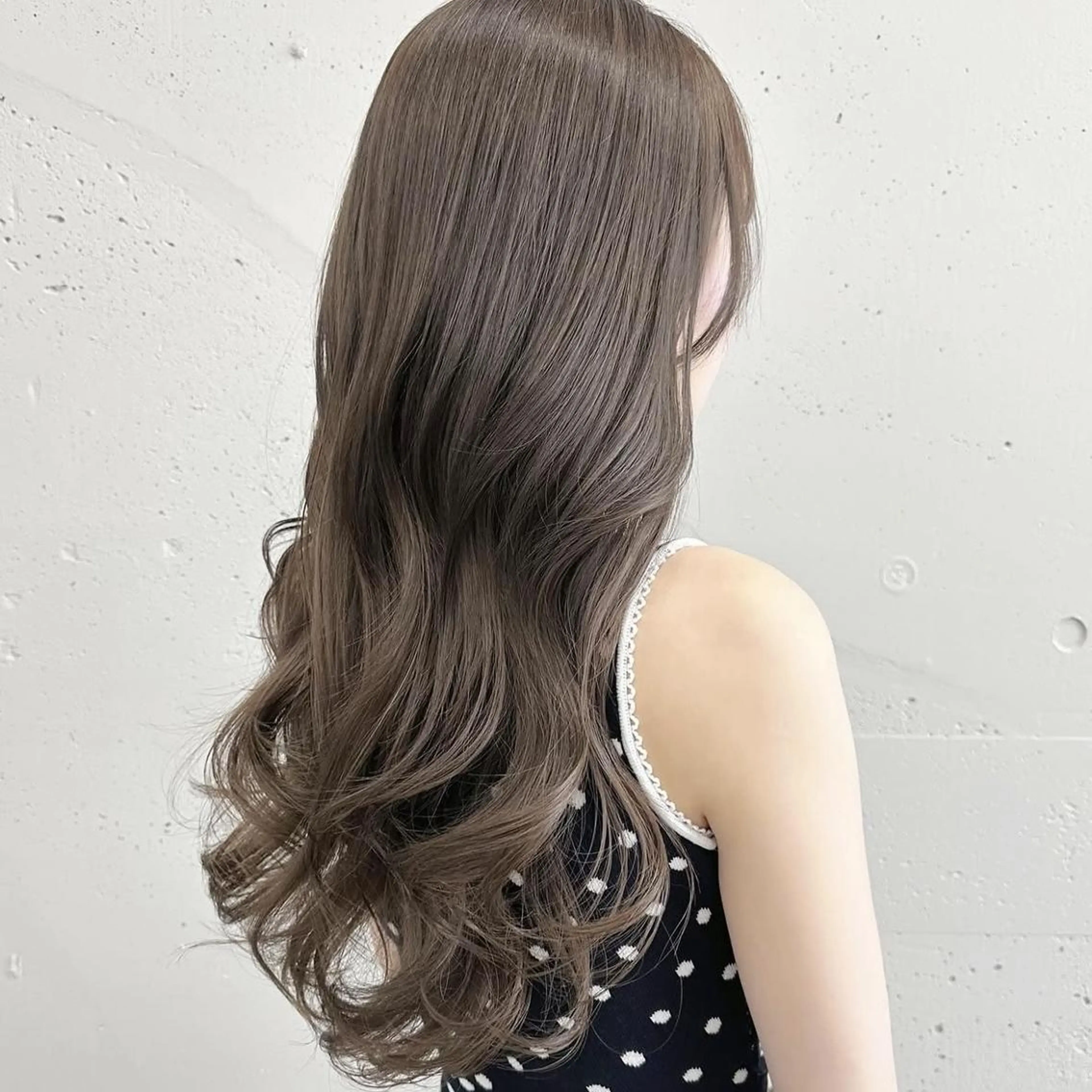 カラー セミロング ベージュカラー 透明感カラー ヘーゼル ヘアカラー トリートメント 透明感🪽艶カラー☆ 伊東 楓のヘアスタイル