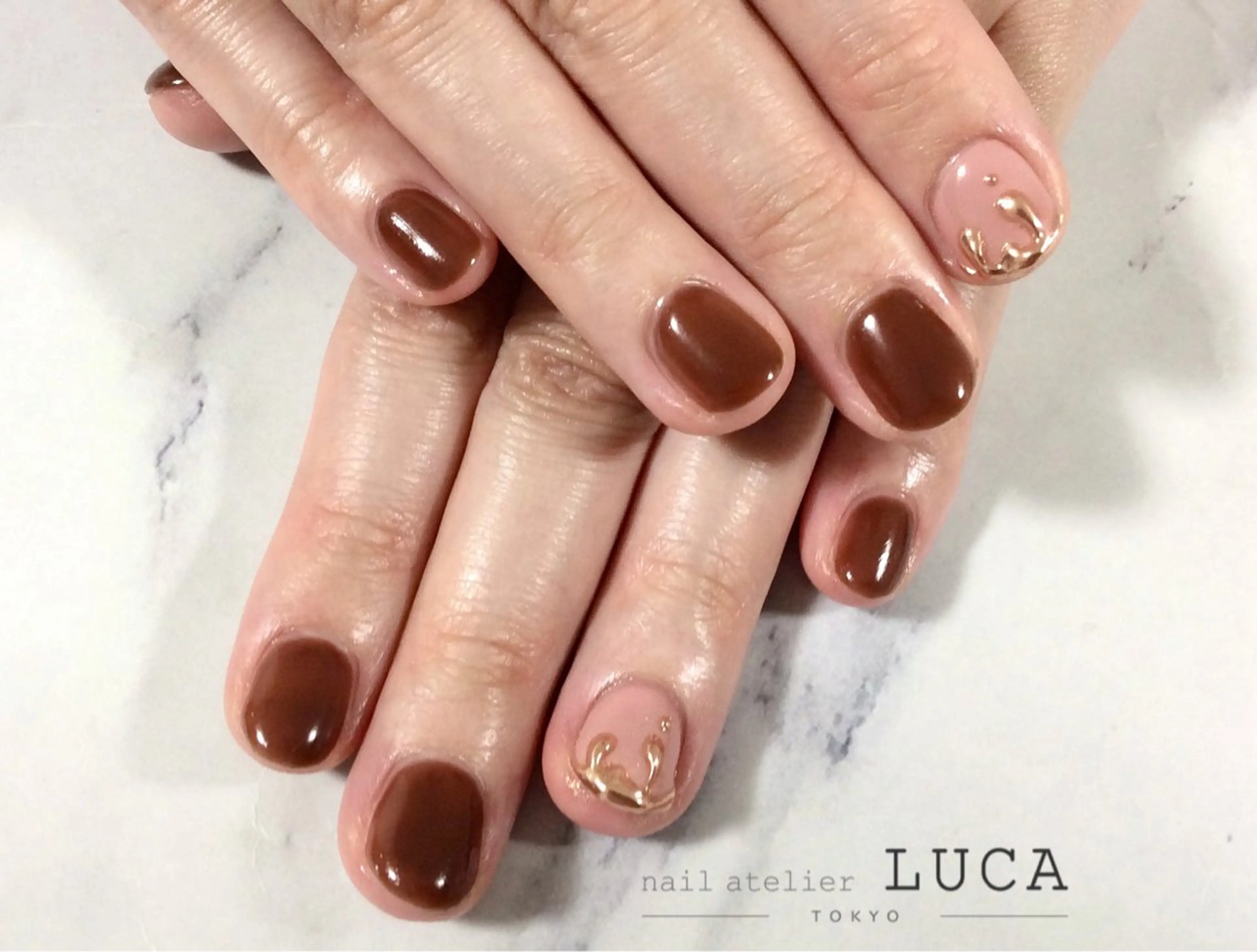 ネイル バレンタイン ネイルアトリエルカ 米原のネイルデザイン