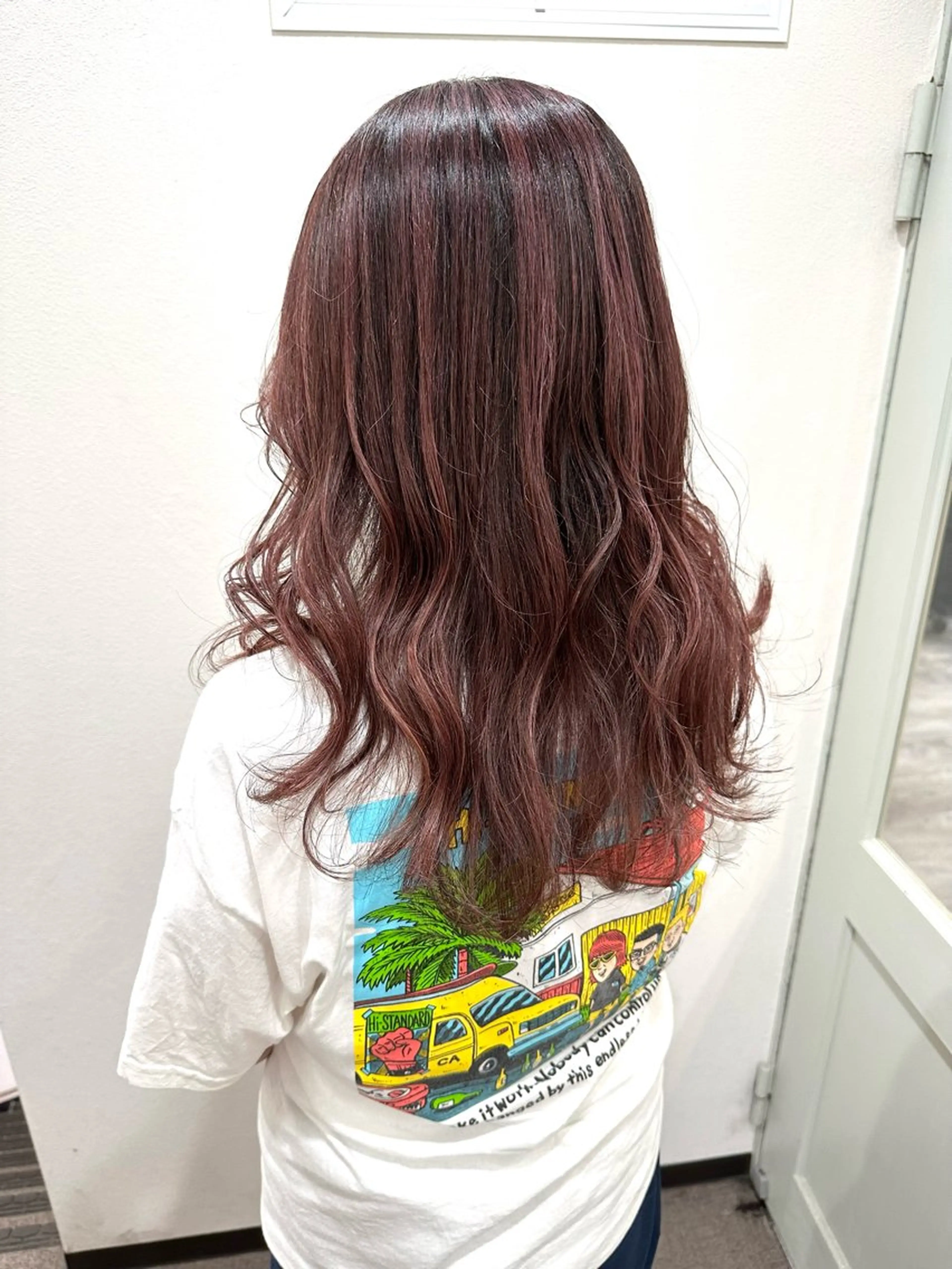 ロング カラー ハイライトカラー レッドカラー ハイライト カット ヘアカラー トリートメント 2nd所属・🤍2nd🤍田所 美希のヘアスタイル