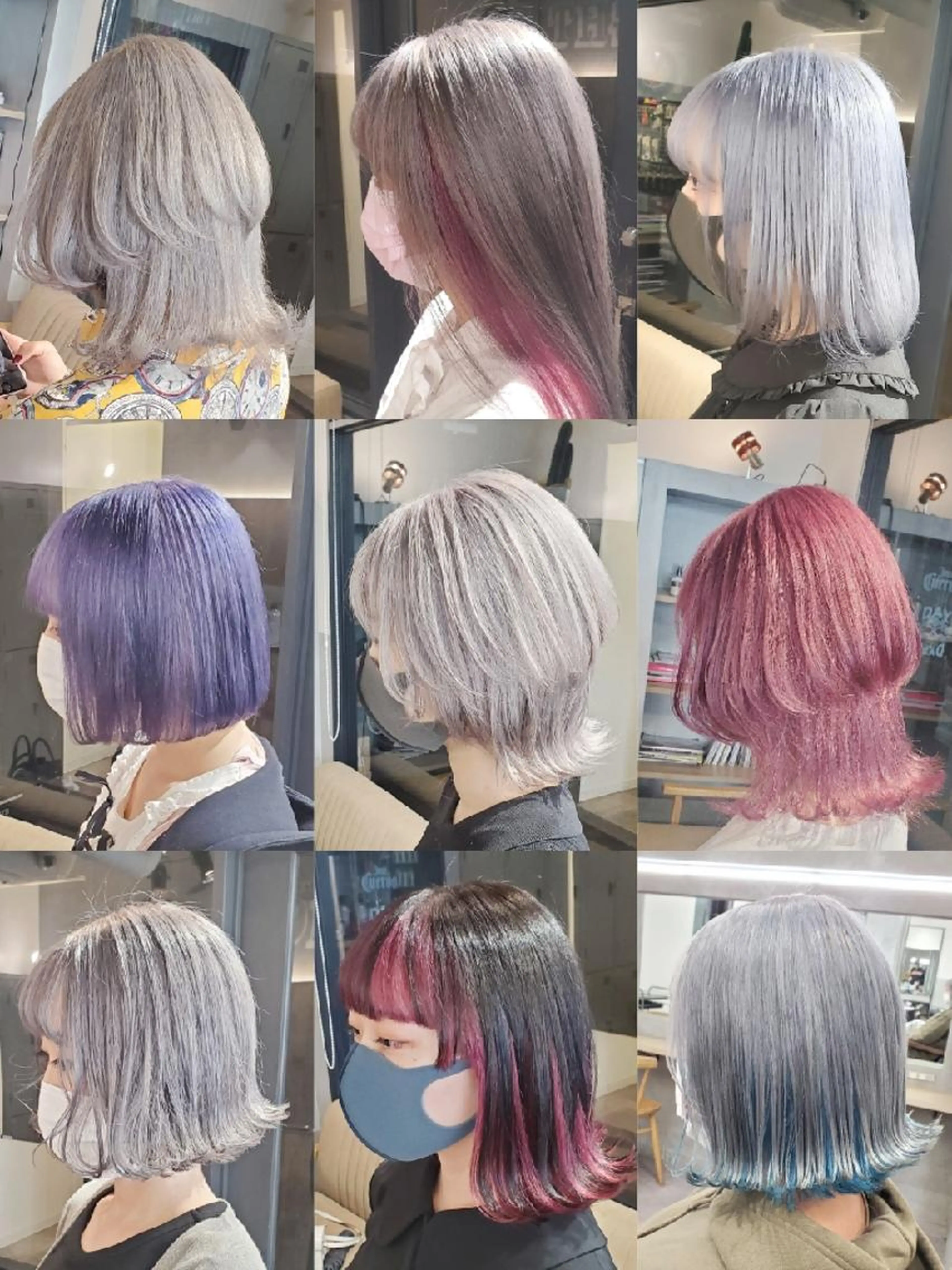 🎊２ヶ月以内リピート限定🎊ケアブリーチ（リタッチ）＋イルミナカラー＋うるツヤトリートメント✨の写真